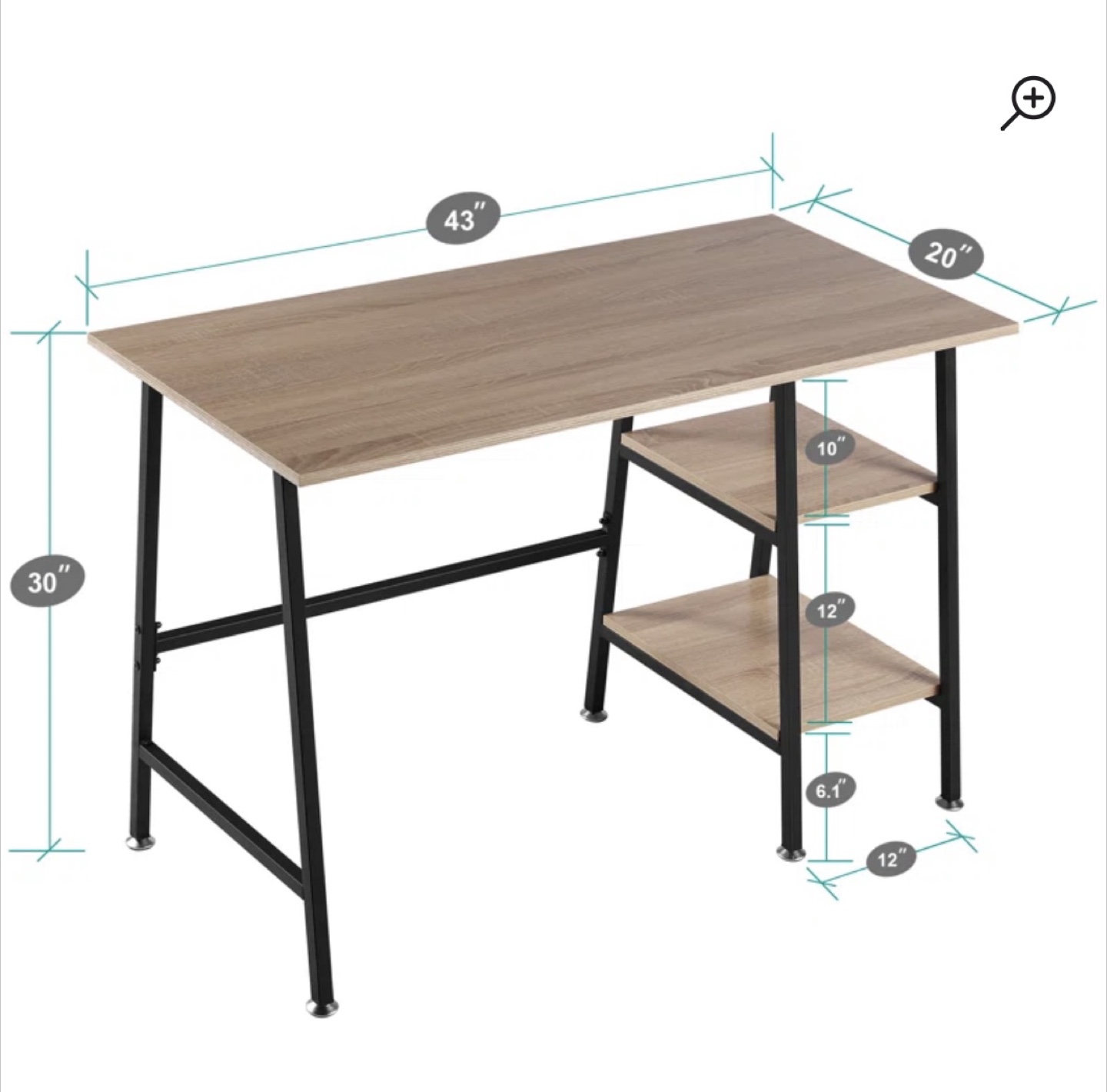 Study Table - 43 inch - photo 2