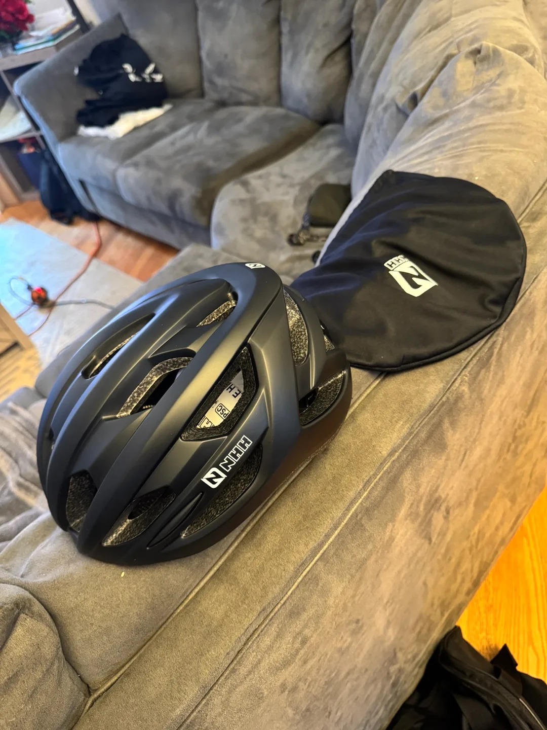 🧡NHH Black Helmet & Protective Pads thumbnail