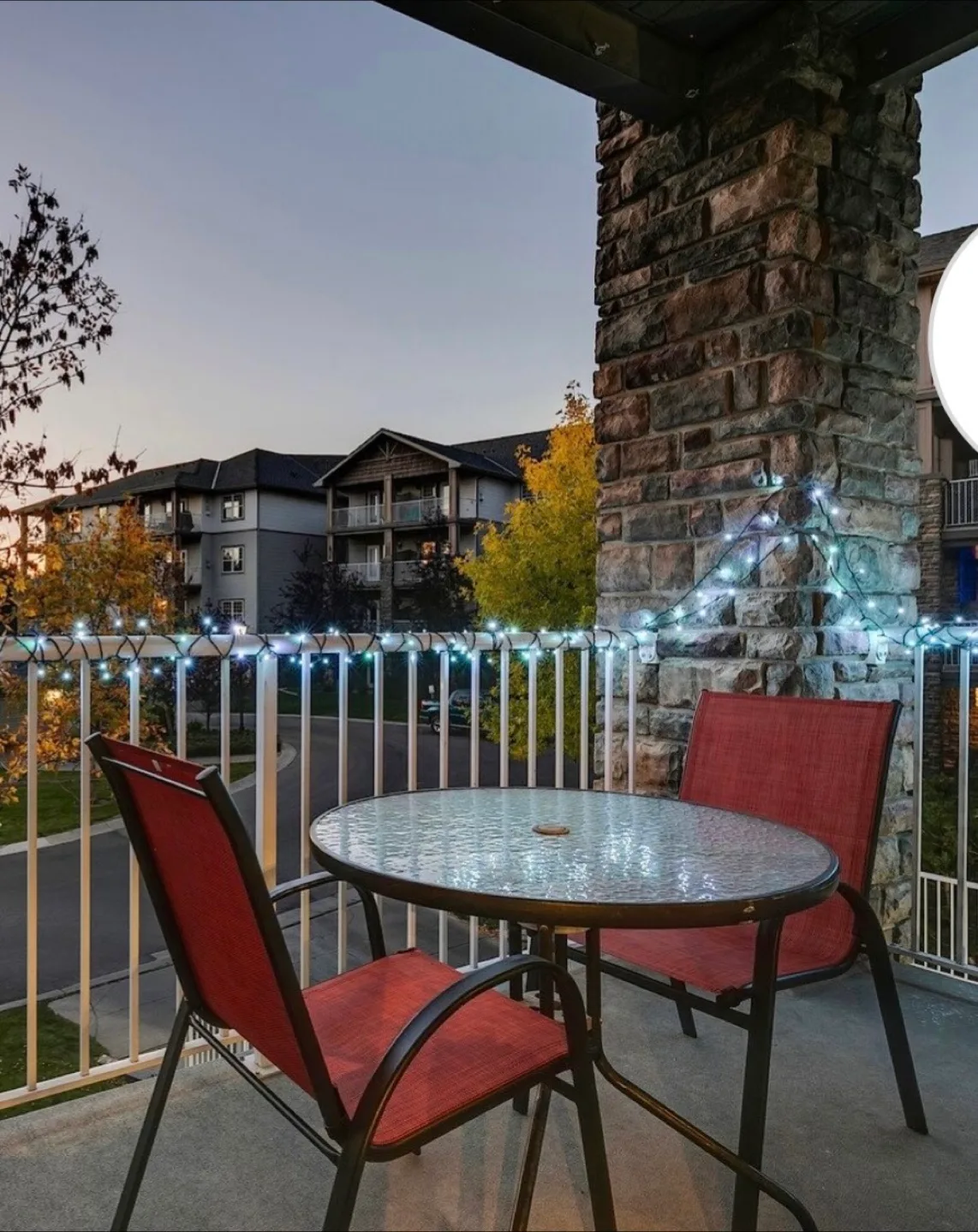 Outdoor Patio Table & Chairs Set - Red thumbnail