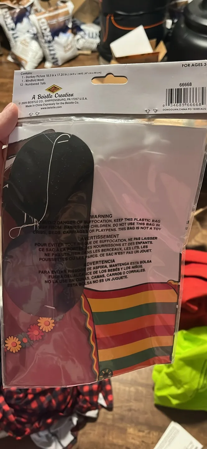 Beistle Pin The Tail Donkey Game - New image indicator(2)