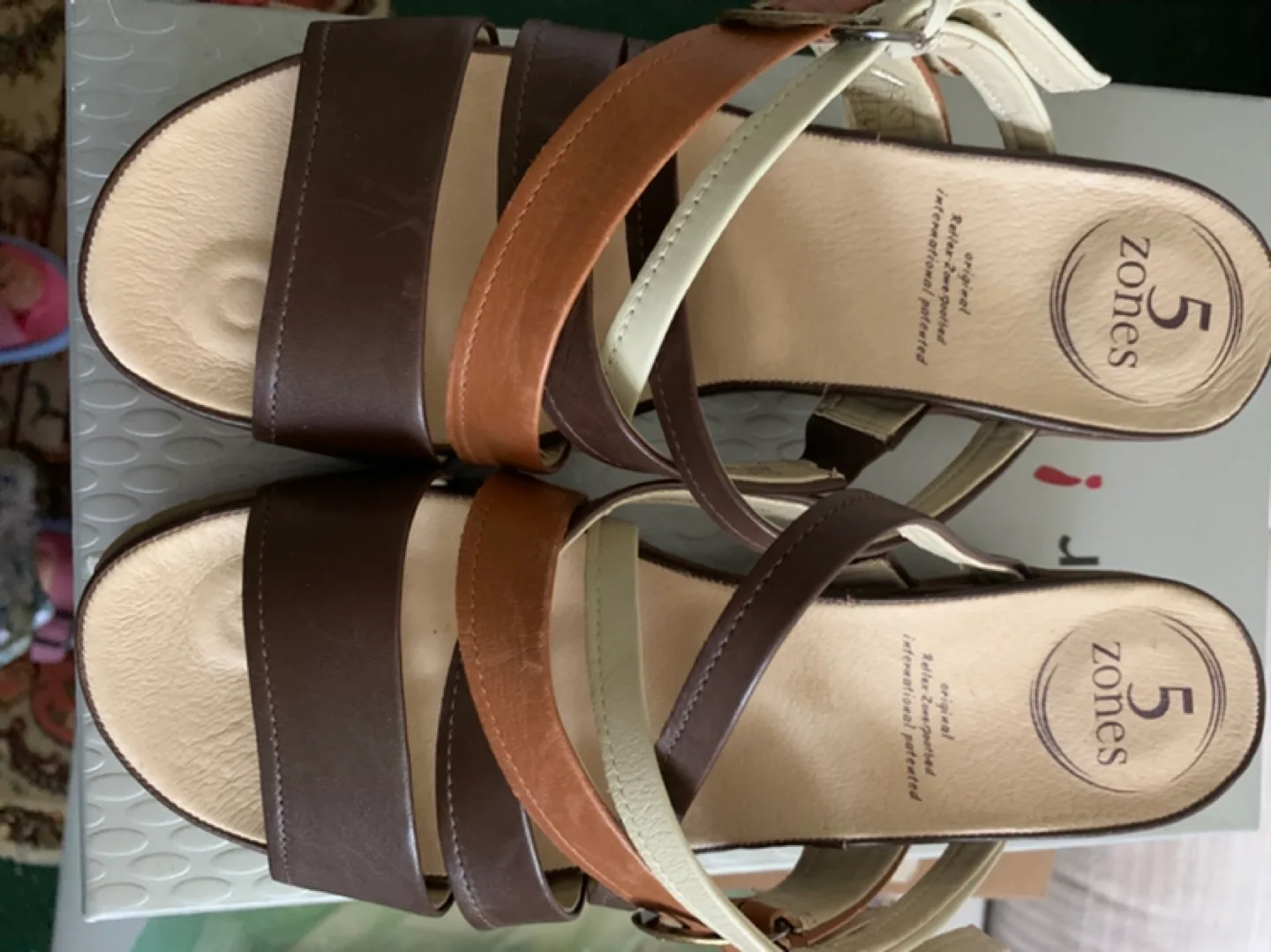 Leather Sandals - Size 8 🇨🇦 🍁 thumbnail
