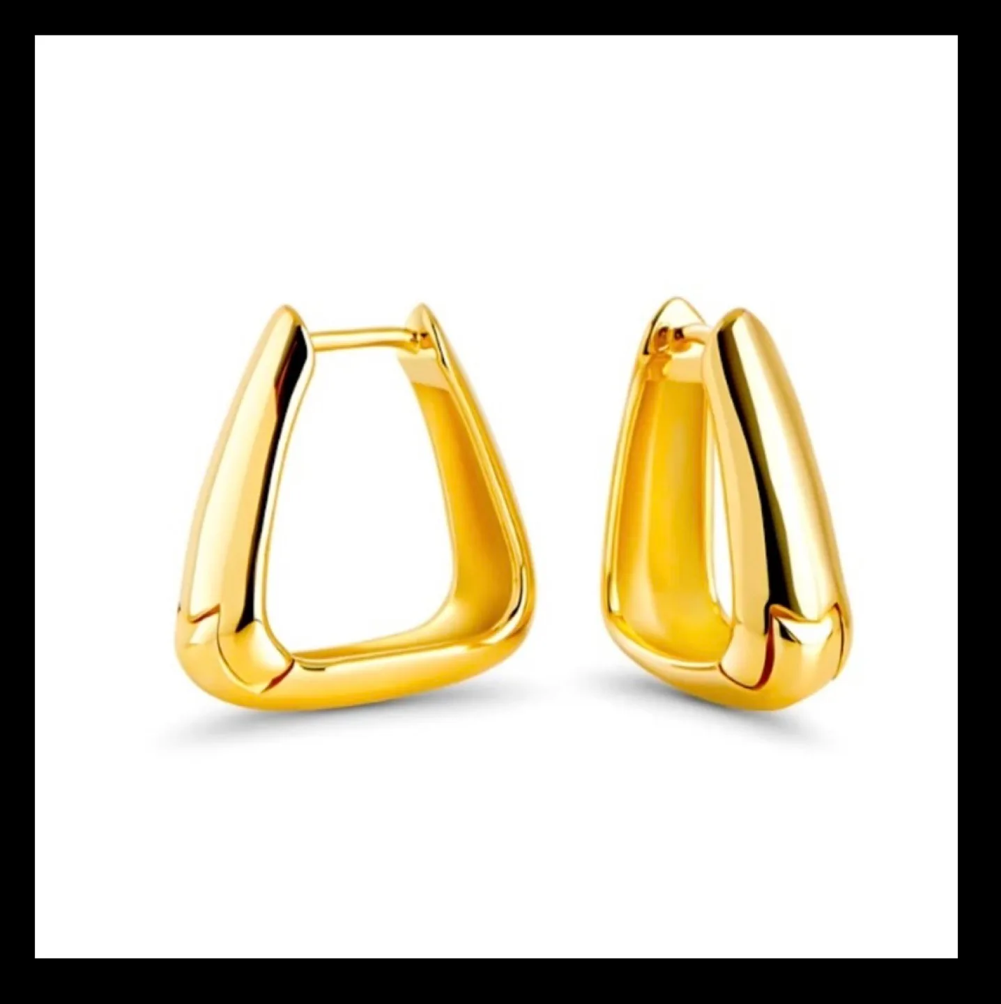 Bold Hoops - Gold Vermeil Earrings thumbnail