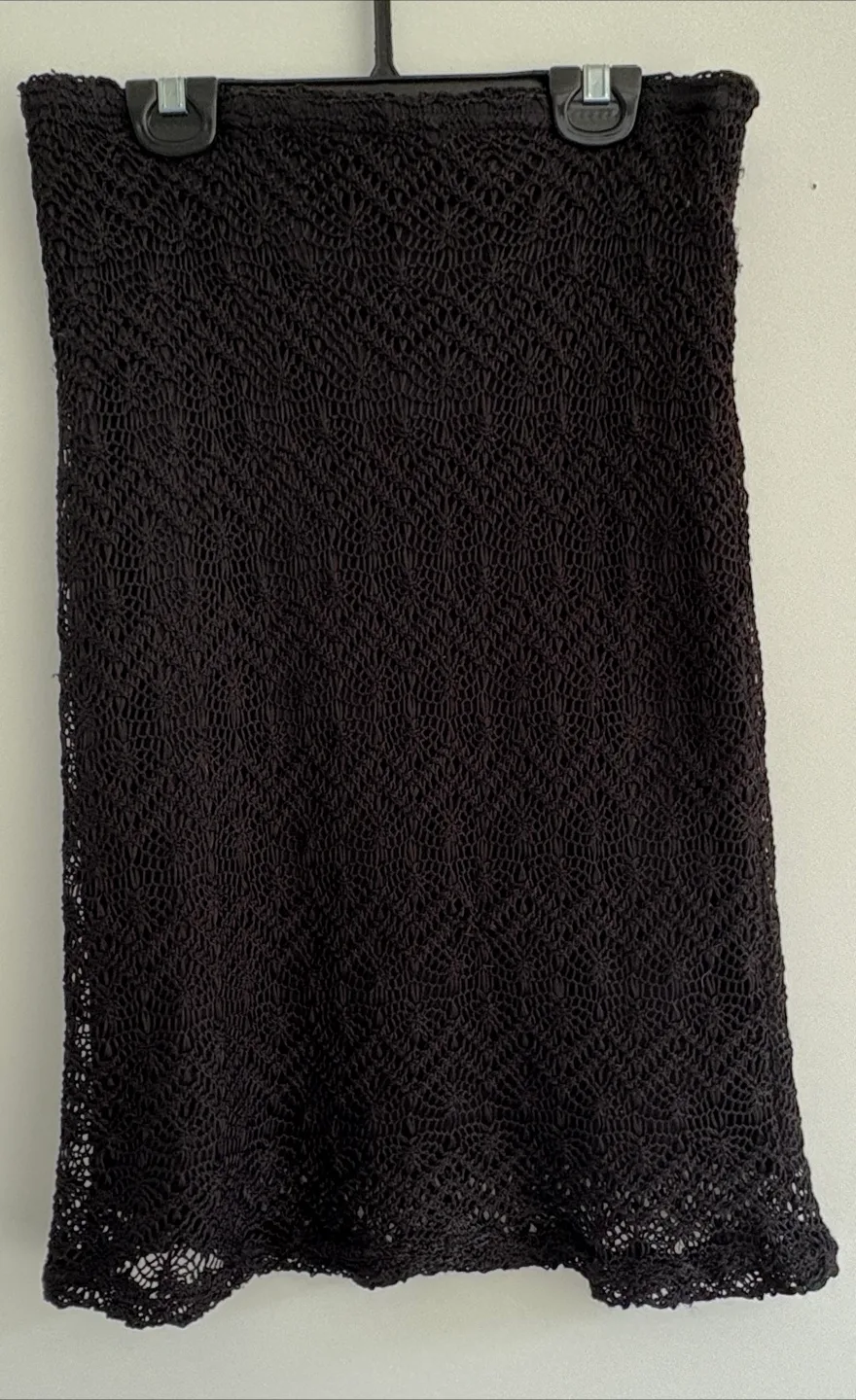 Crochet Skirt - Black, Size M thumbnail