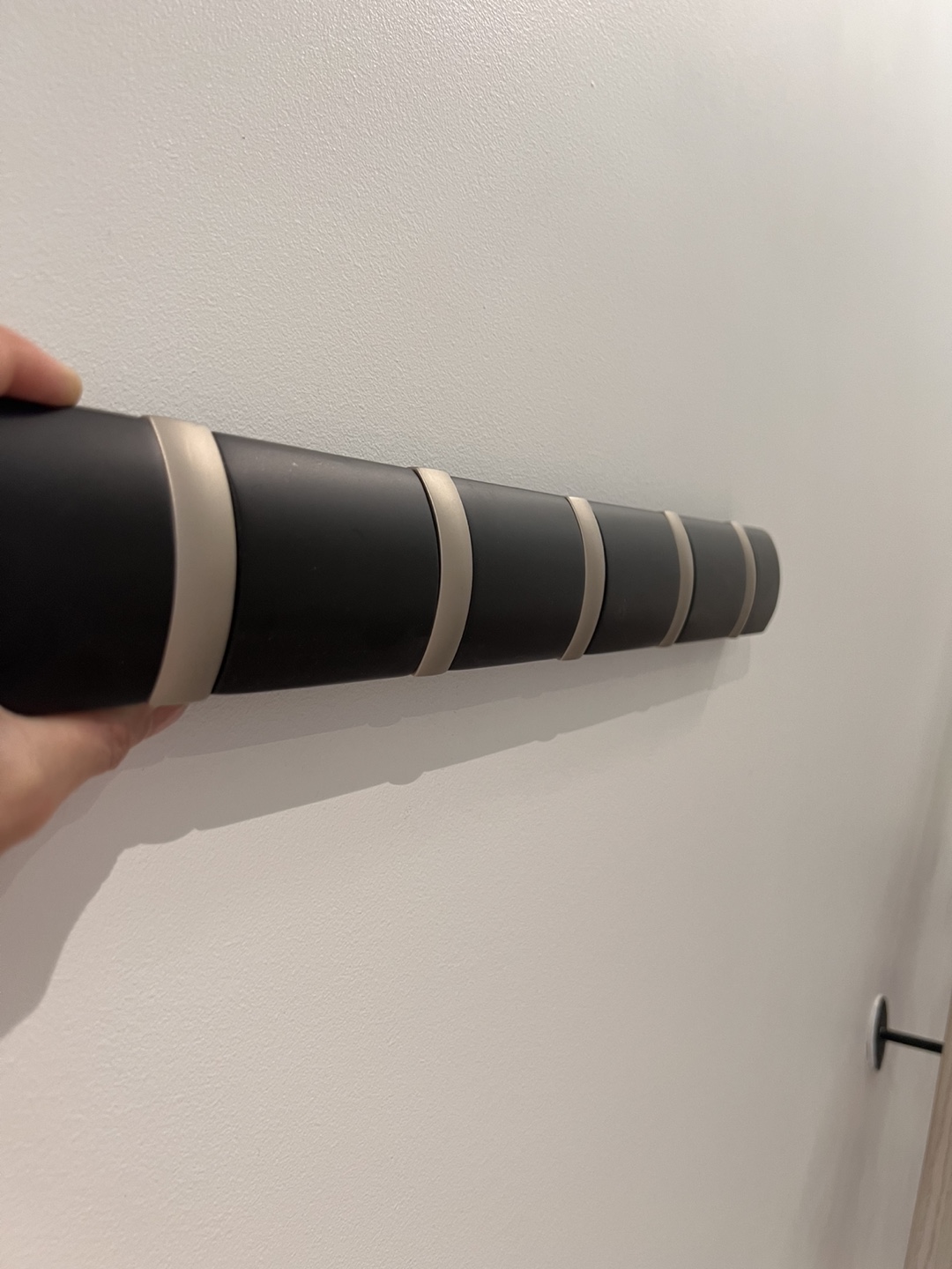 Umbra Flip 5-Hook Coat Rack - Black & Nickel - photo 4