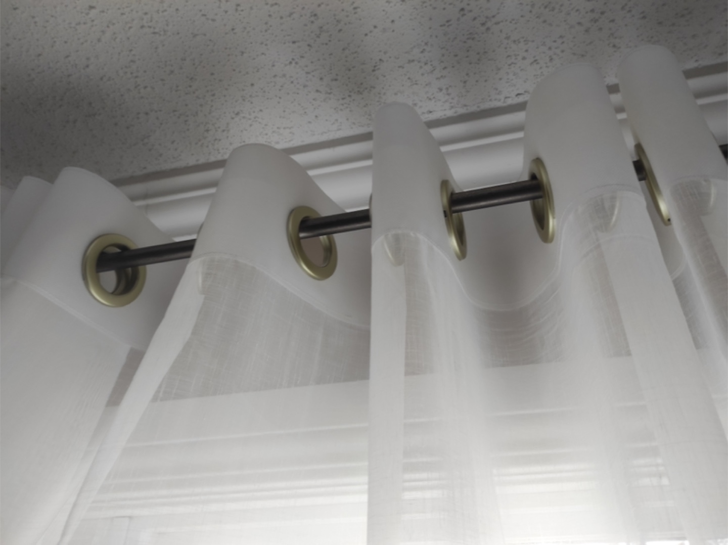 White Sheer Curtains - photo 2