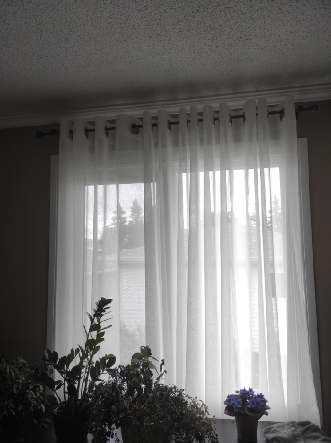 White Sheer Curtains