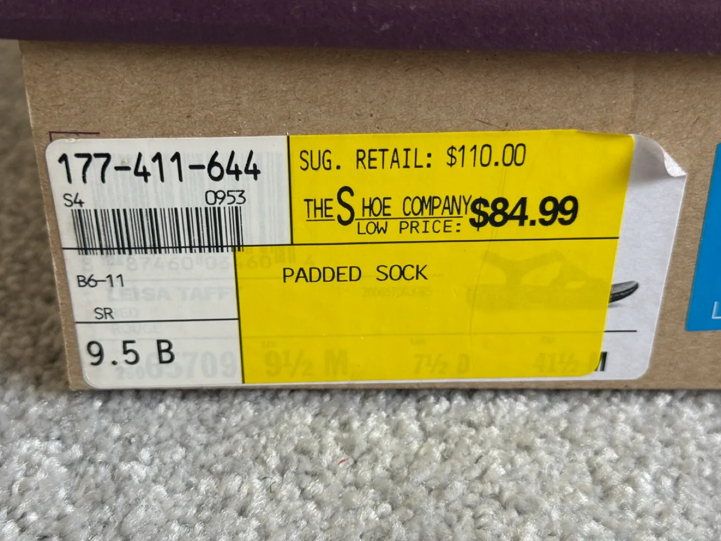 Clarks Leisa Taffy Rouge Sandals - Size 9.5 image indicator(4)