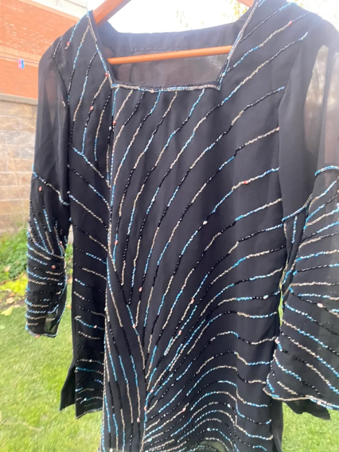 Black Beaded Dress thumbnail