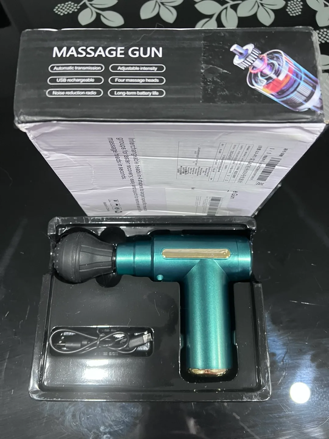 Massage Gun with USB Rechargeable image indicator(2)