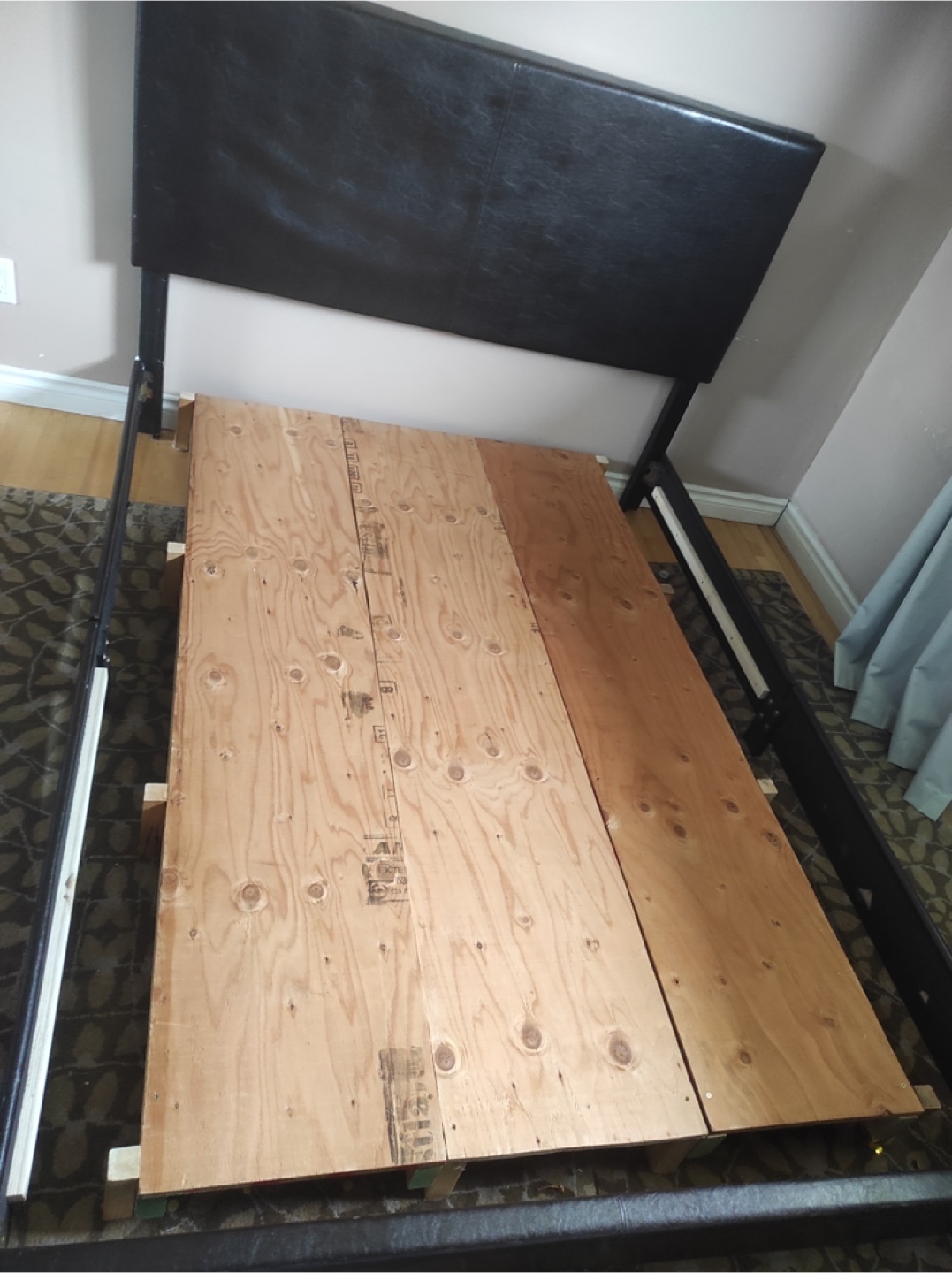 Queen Size Bed Frame - Black