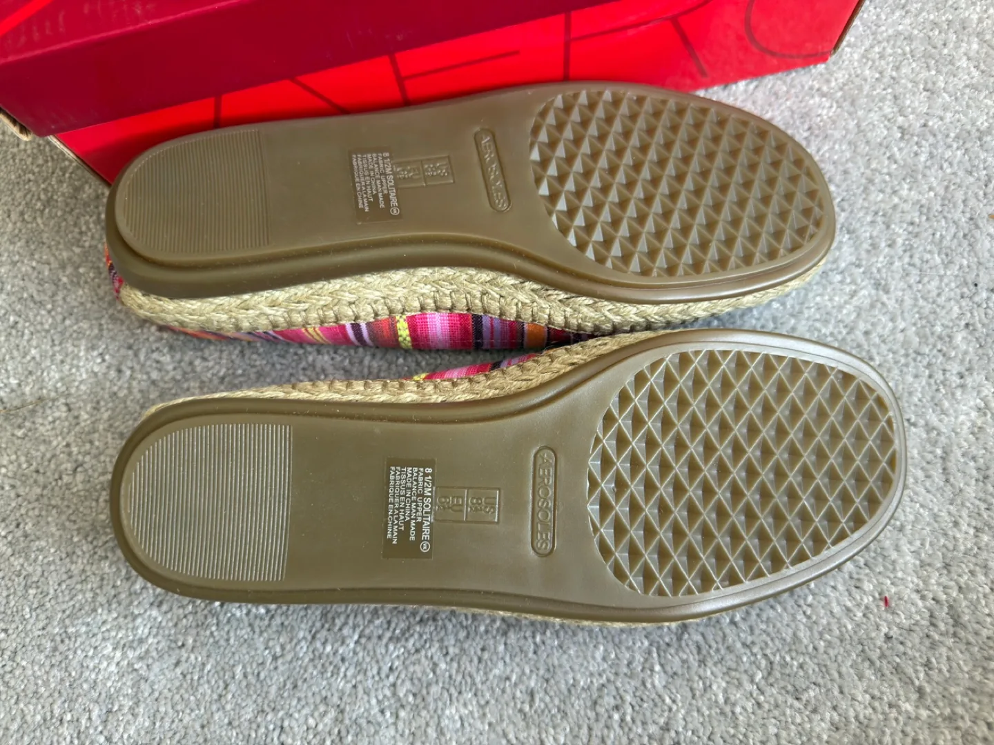 Aerosoles Solitaire Pink Multi Flats - Size 8.5M image indicator(3)