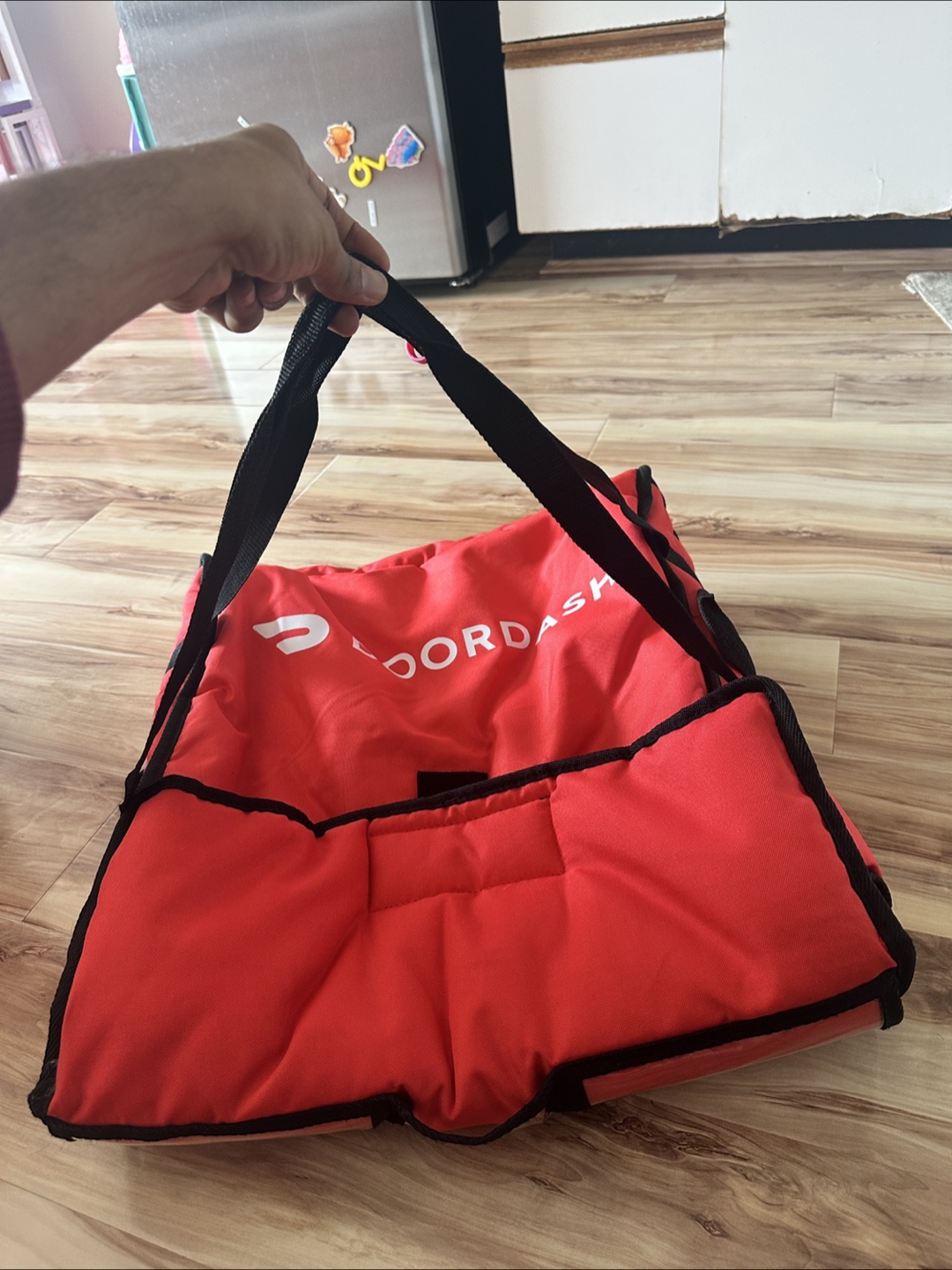 Doordash pizza Delivery Bag - Red - photo 4