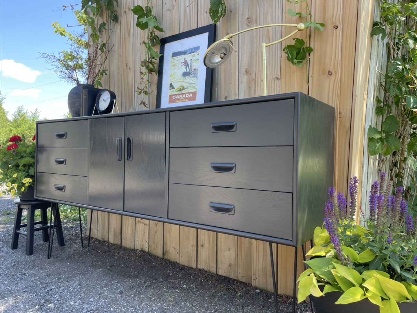 Black Dresser/Console Table/Credenza - photo 4