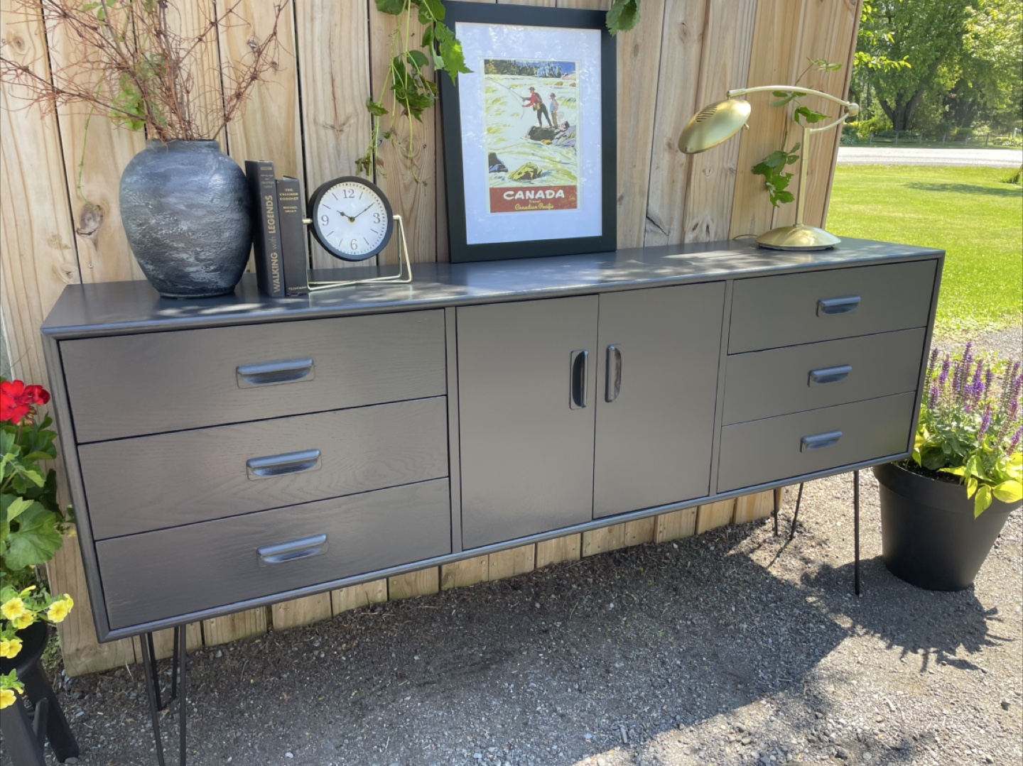 Black Dresser/Console Table/Credenza - photo 3