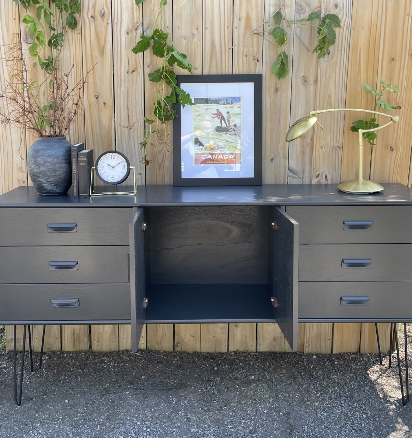 Black Dresser/Console Table/Credenza - photo 5