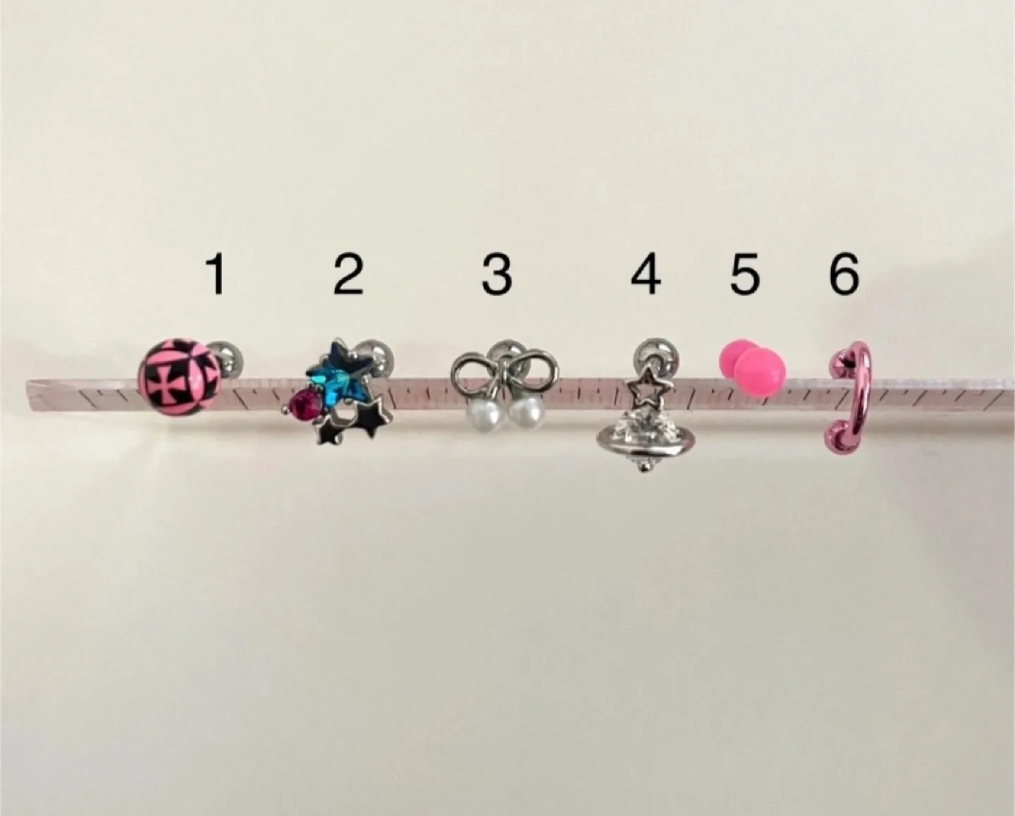 Piercing 1 for $3, 2 for $5, 3+ $2 each image indicator(2)