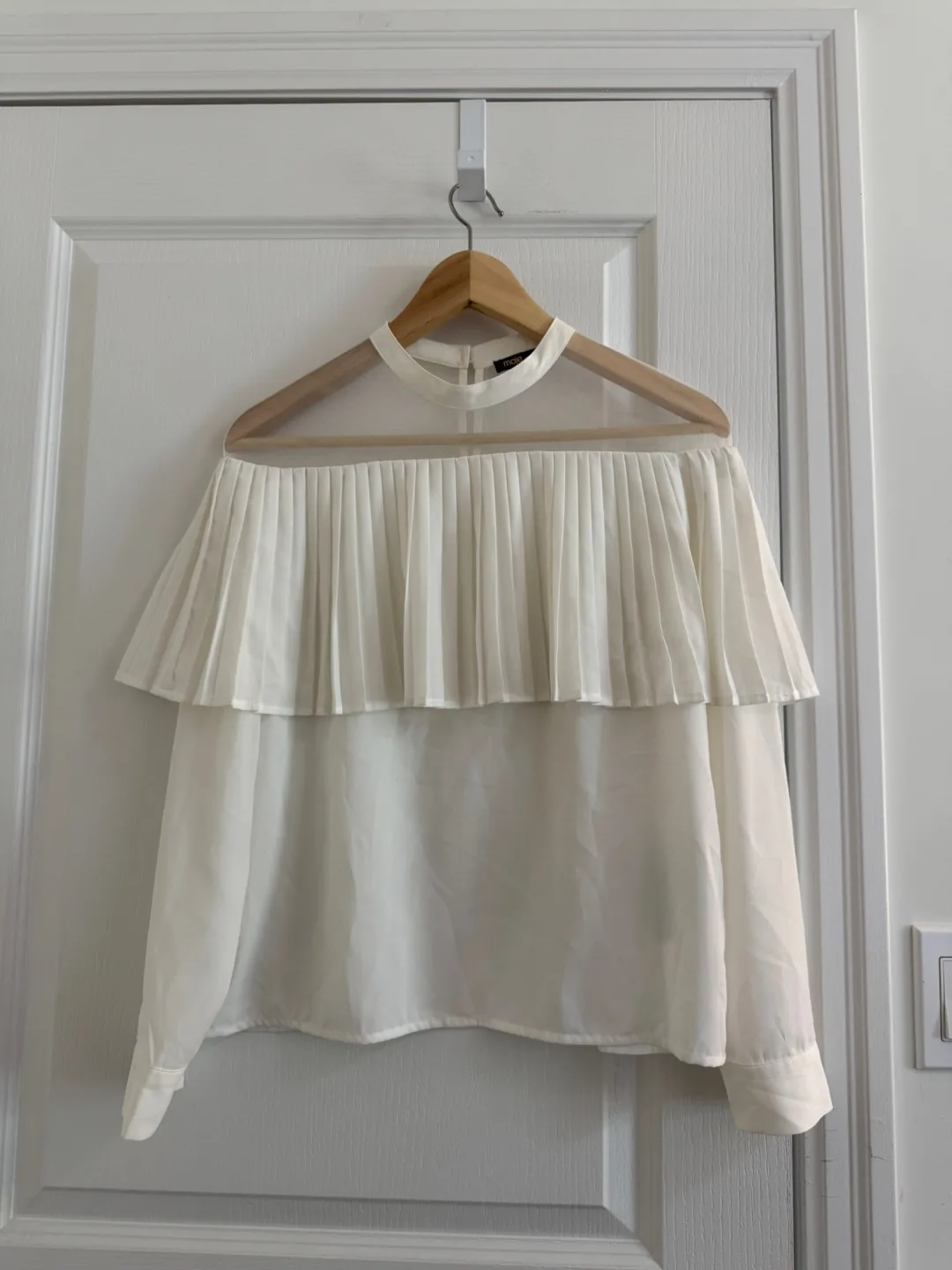 Maje White Blouse - Size 2 thumbnail