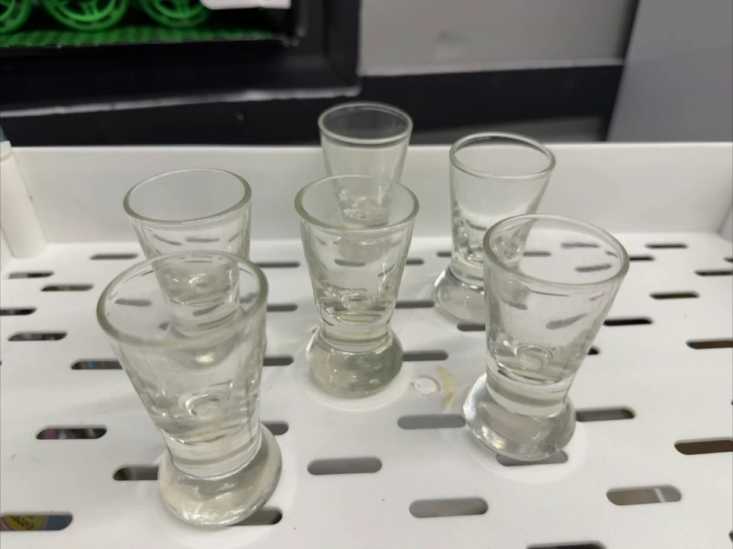 Set of 6 Clear Shot Glasses thumbnail