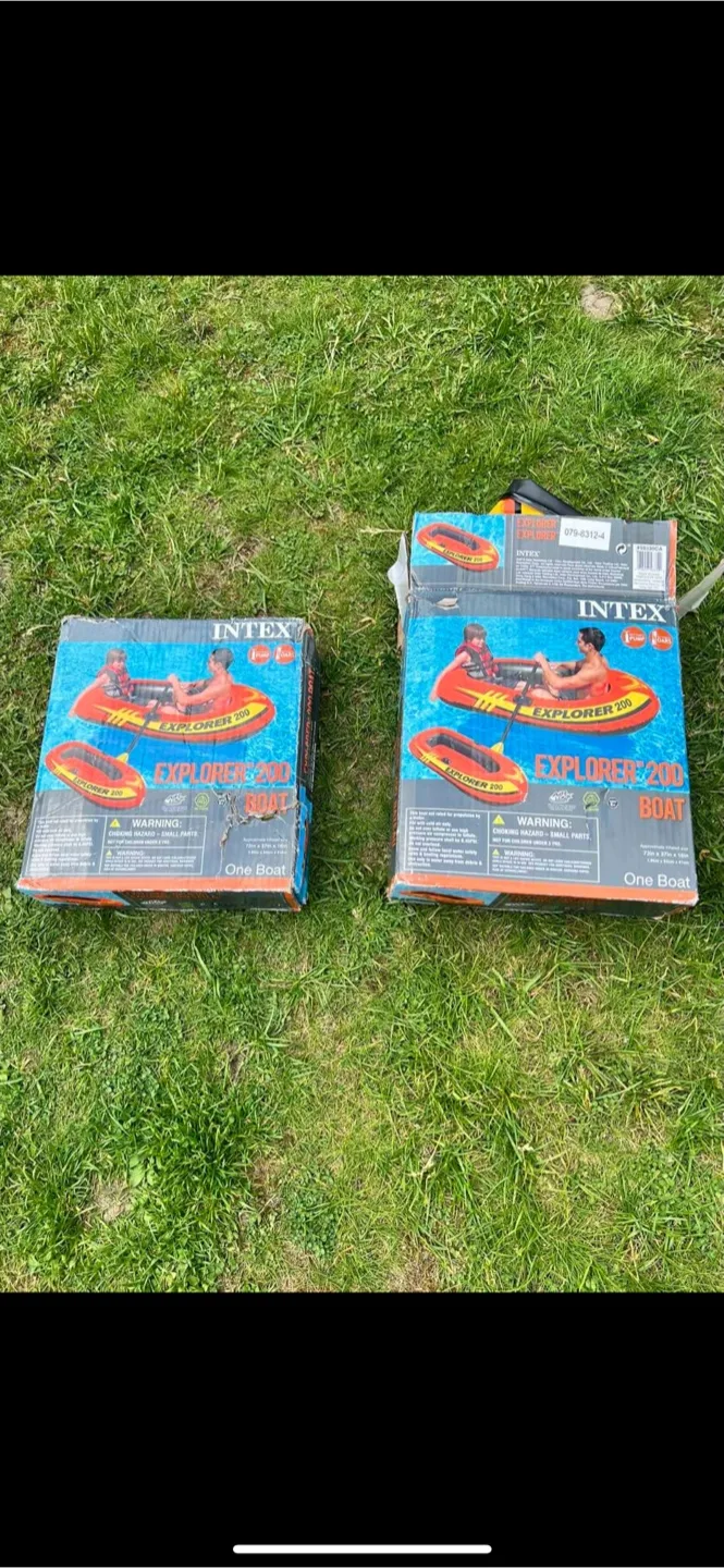 New in Box Intex Explorer 200 Boat for $35 each thumbnail