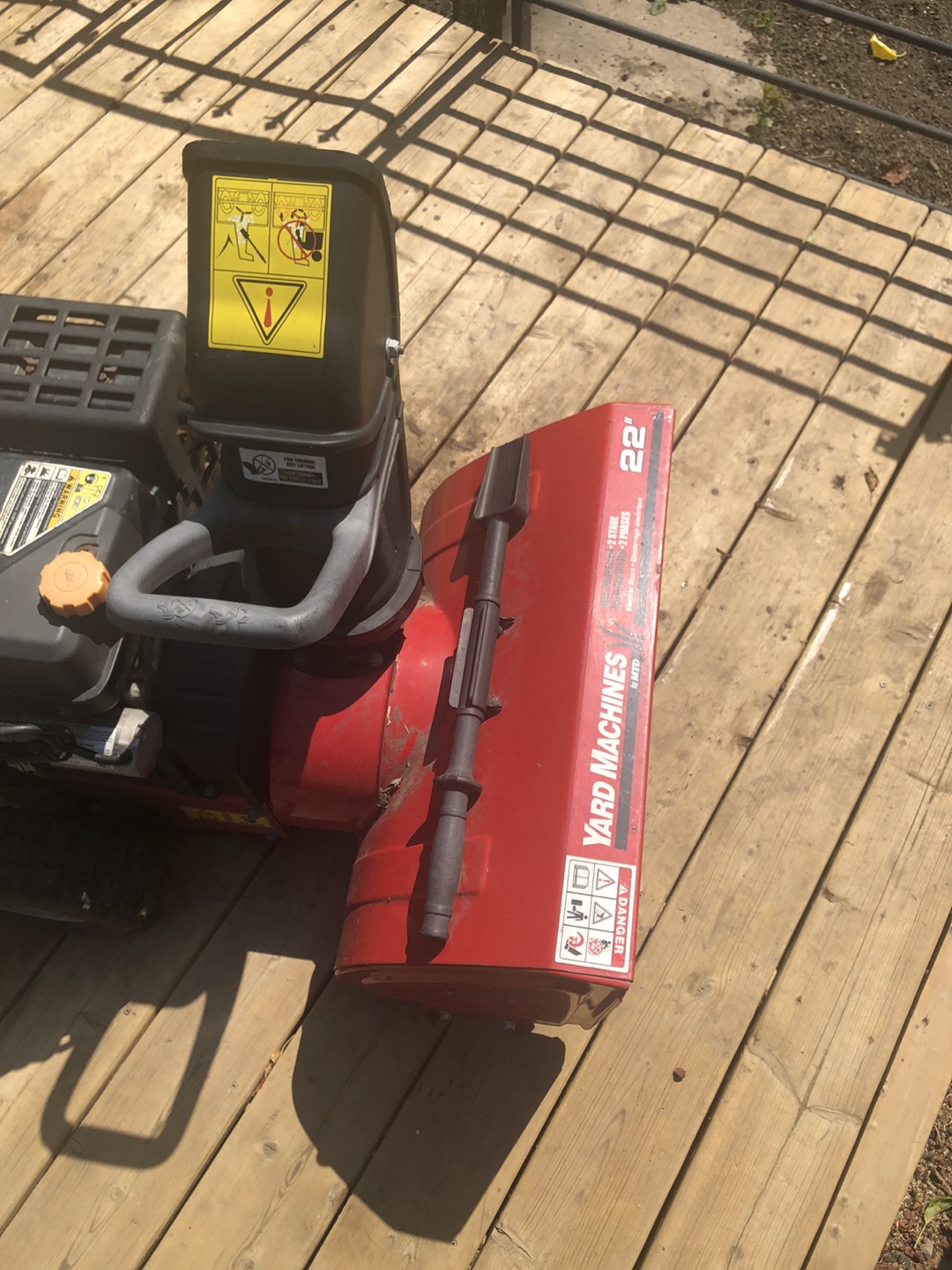 Yard Machines 22" Snow Blower - photo 2
