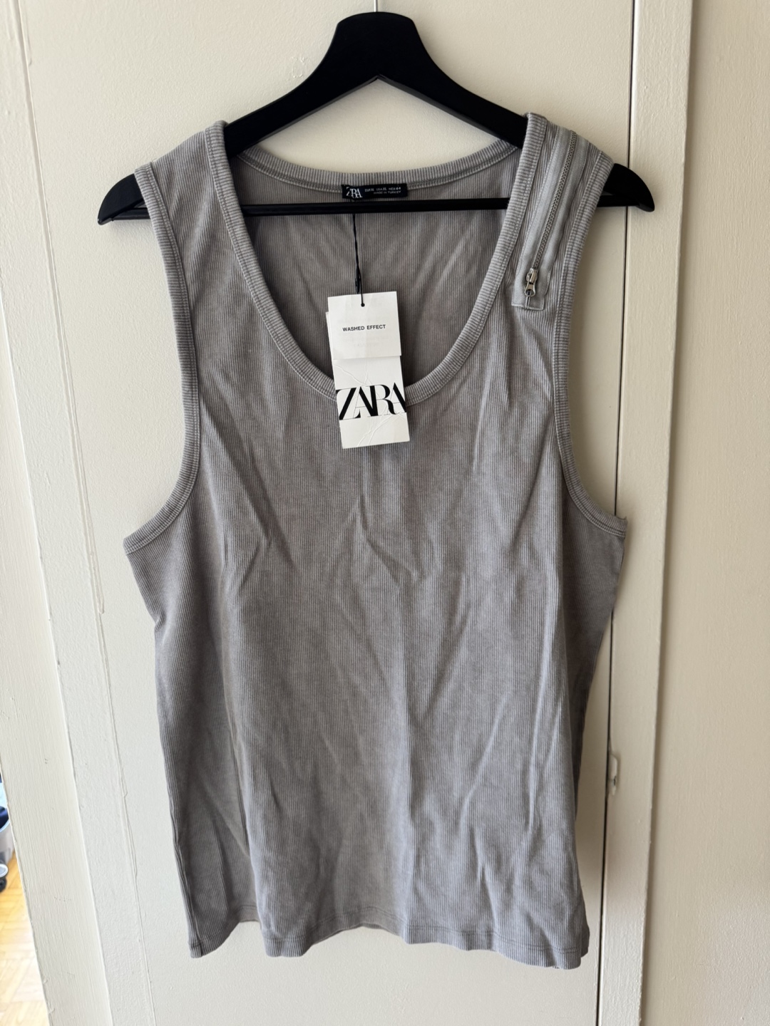 Zara Washed Effect Tank Top - XL