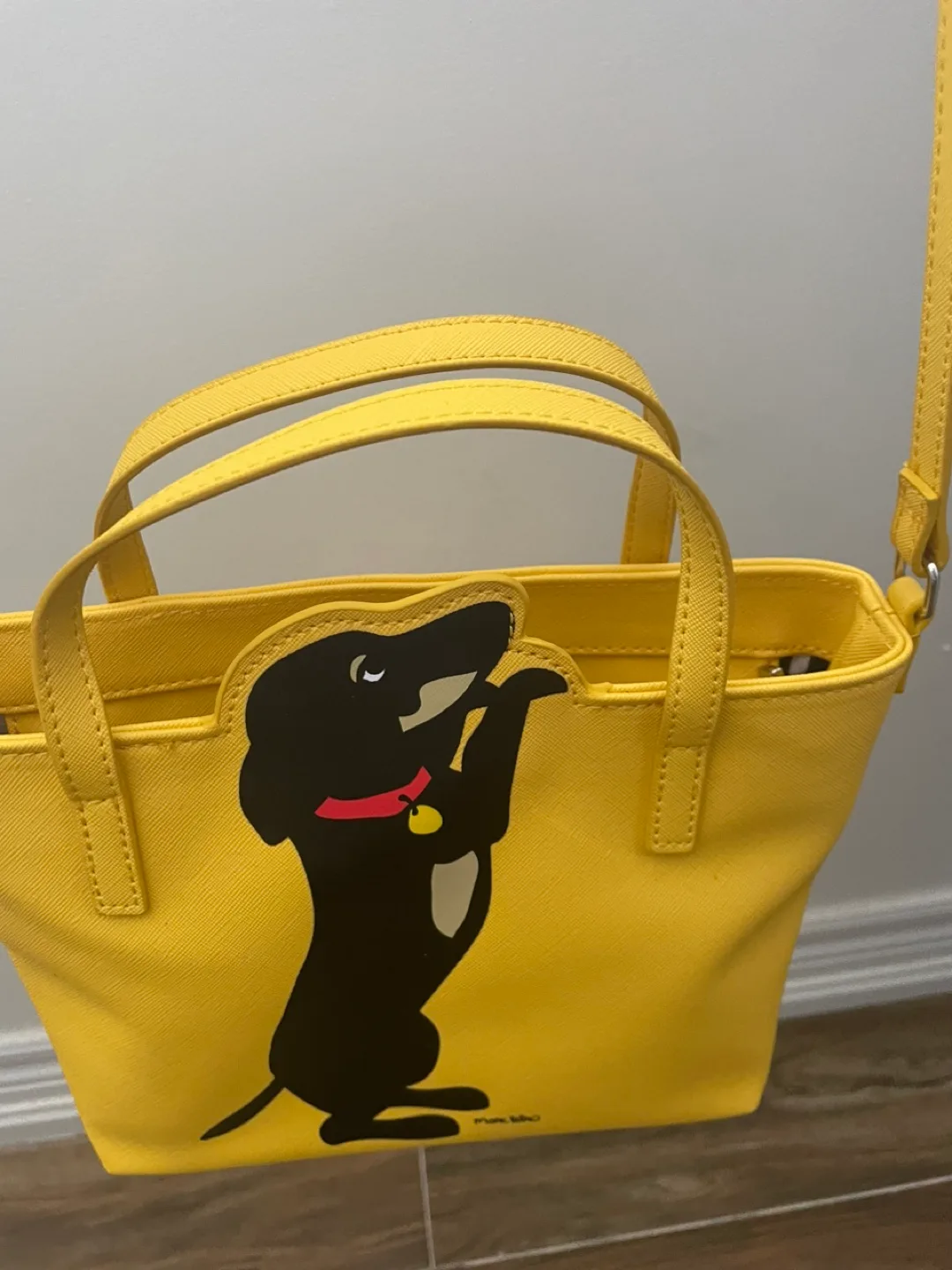 Dachshund Tote Bag - Yellow thumbnail