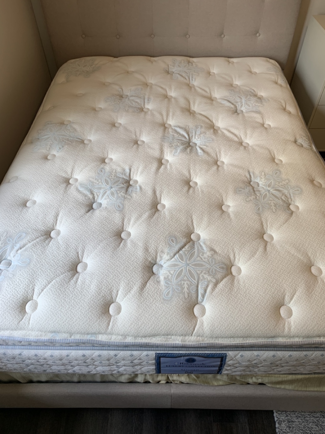Queen Bed Frame (Ashely) with Boxspring and Mattress - photo 5