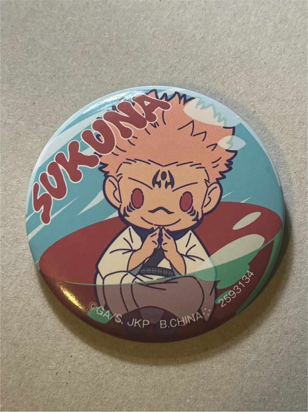 Sukuna Ryōmen JJK Jujutsu Kaisen Pin thumbnail