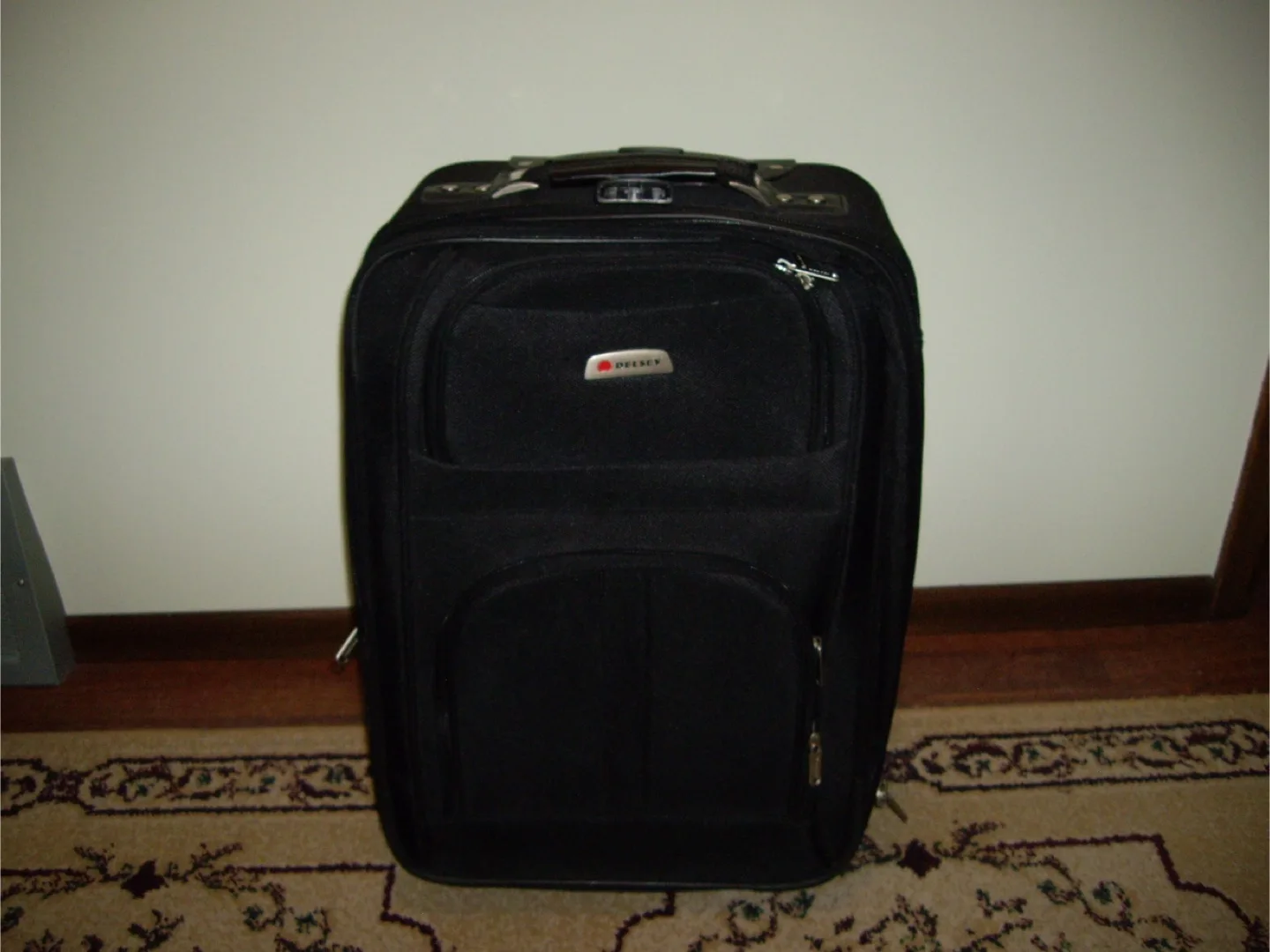 Delsey Black Carry-On Suitcase thumbnail