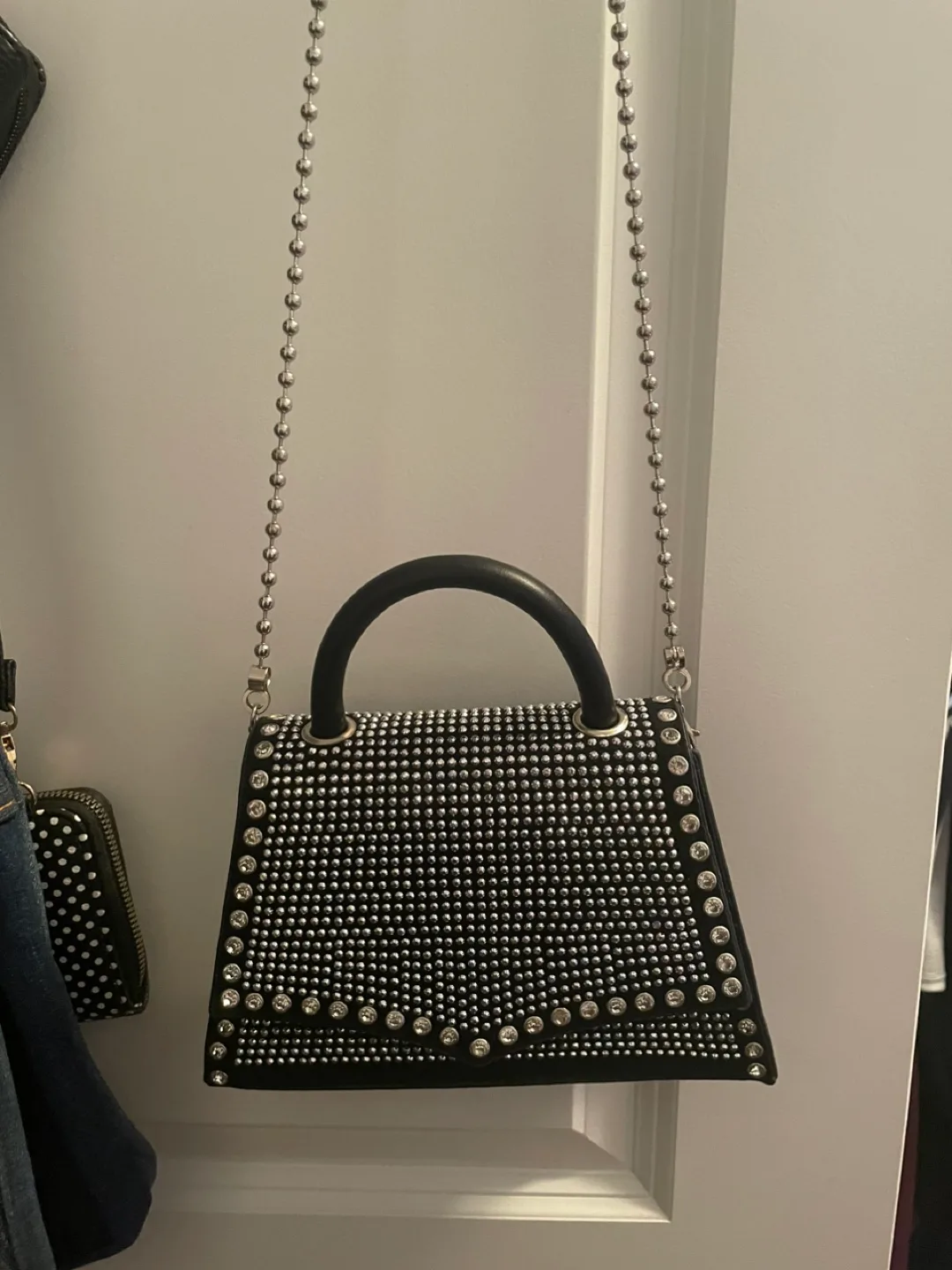 Studded Black Handbag thumbnail