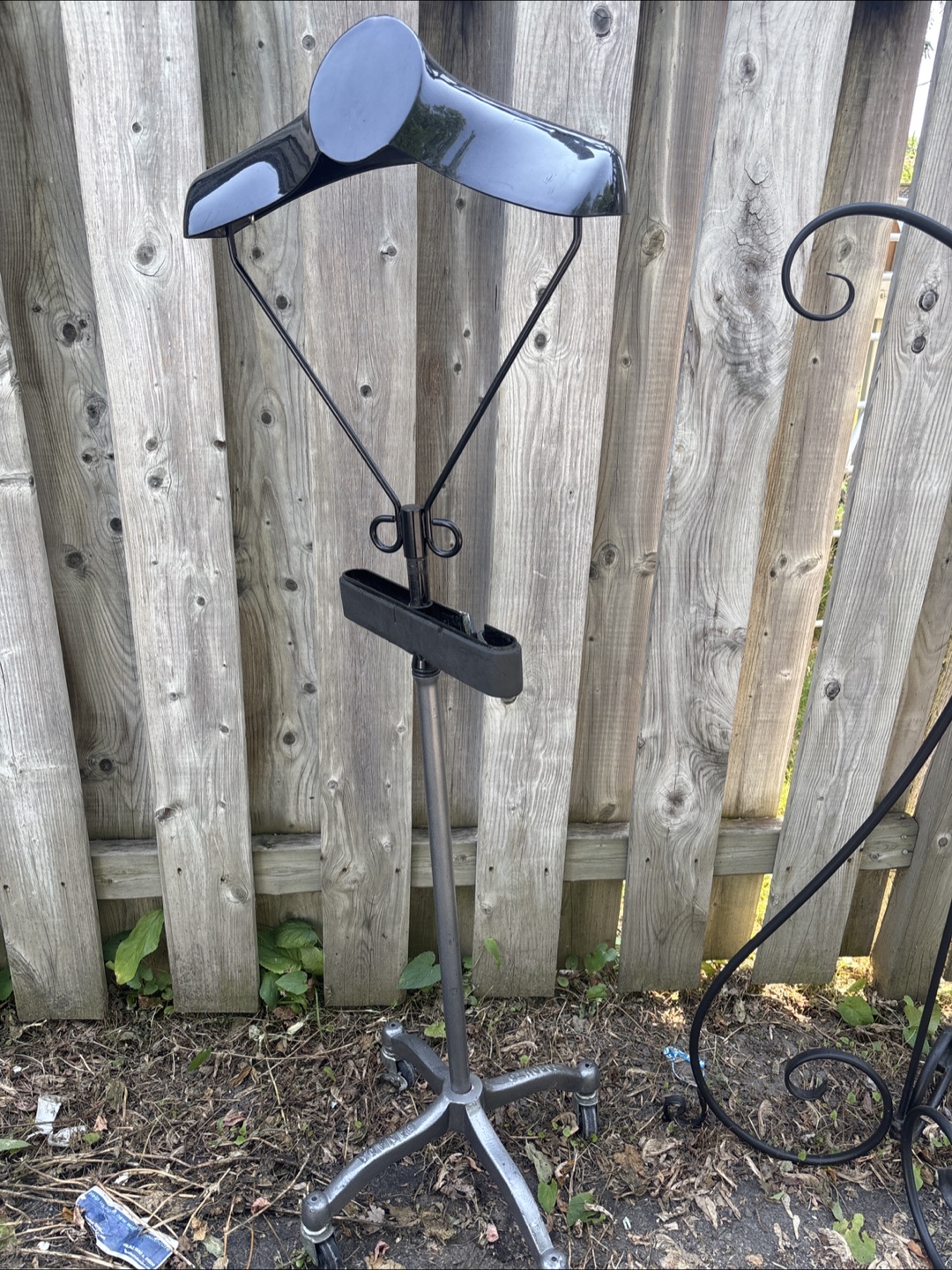 Black Rolling Clothes Rack