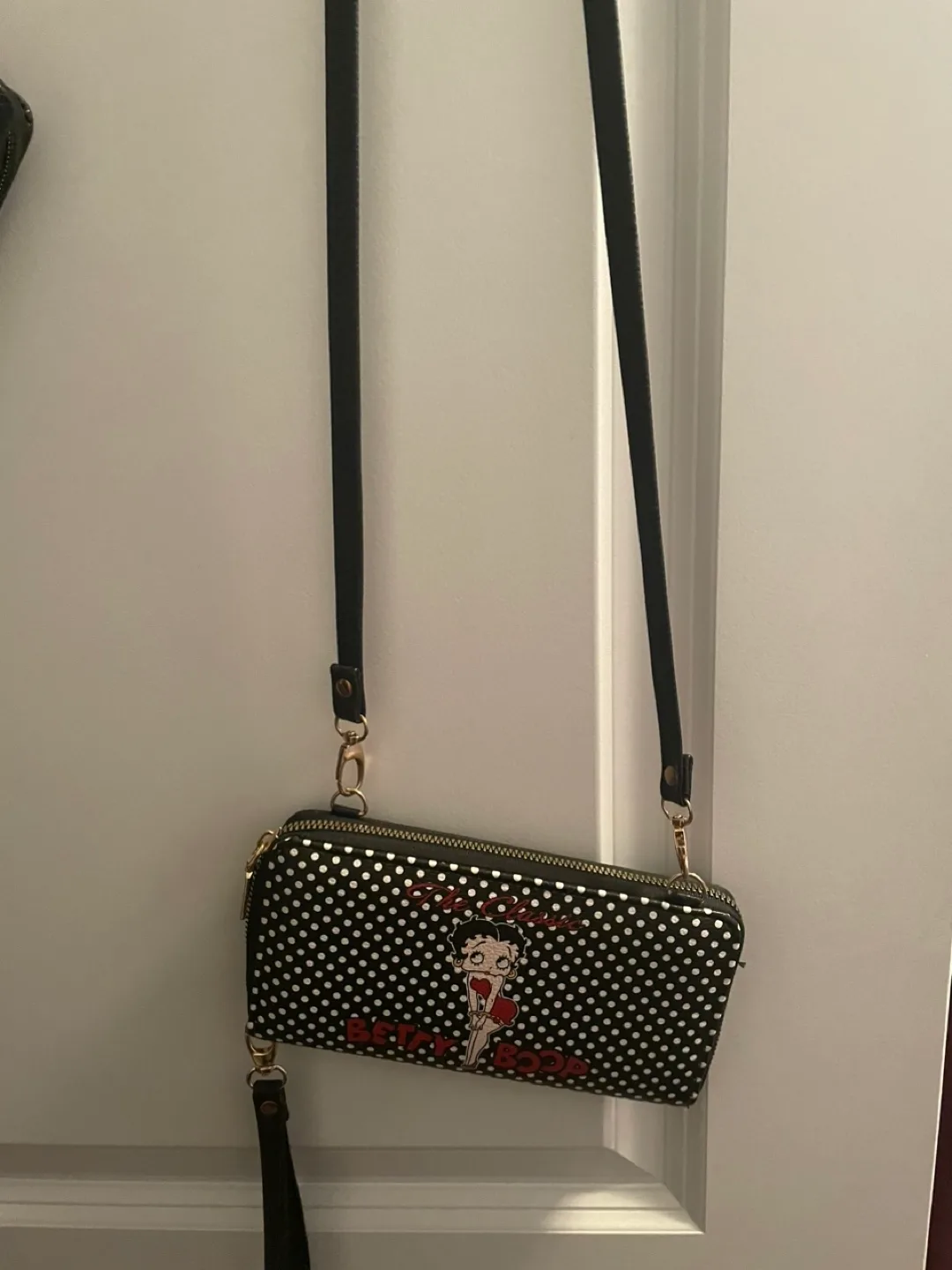 Betty Boop Polka Dot Crossbody Bag thumbnail