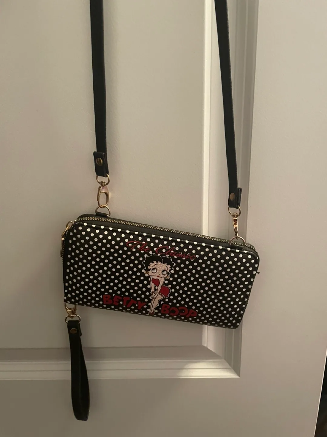 Betty Boop Polka Dot Crossbody Bag image indicator(2)