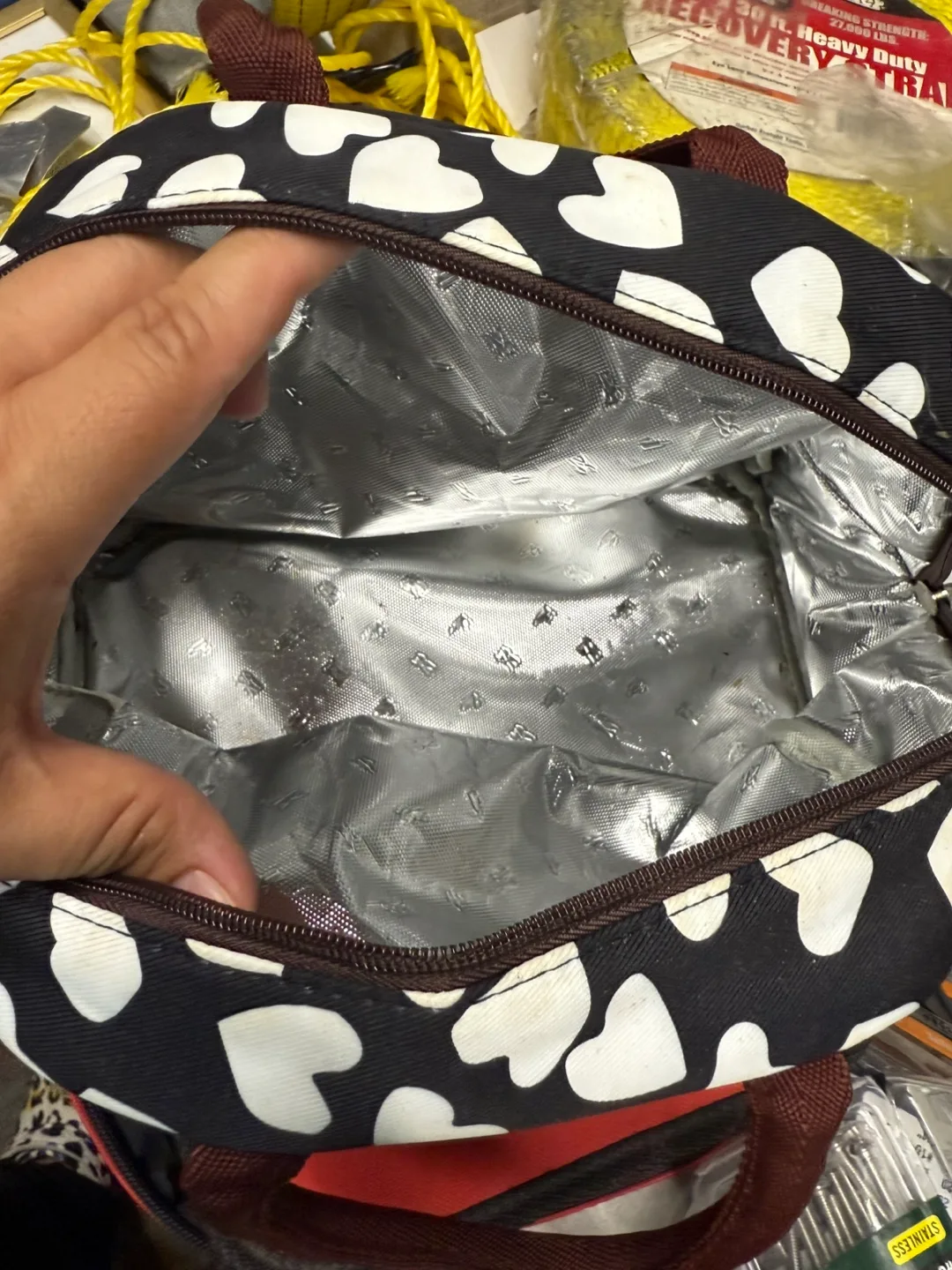BALCRAY Heart Pattern Lunch Bag thumbnail