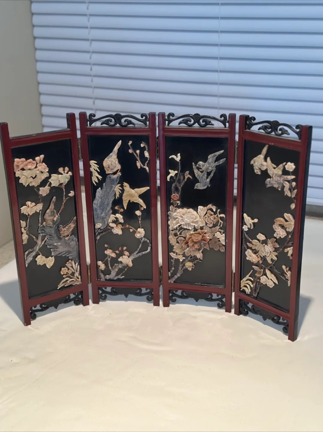 Vintage Asian Style Folding Screen thumbnail