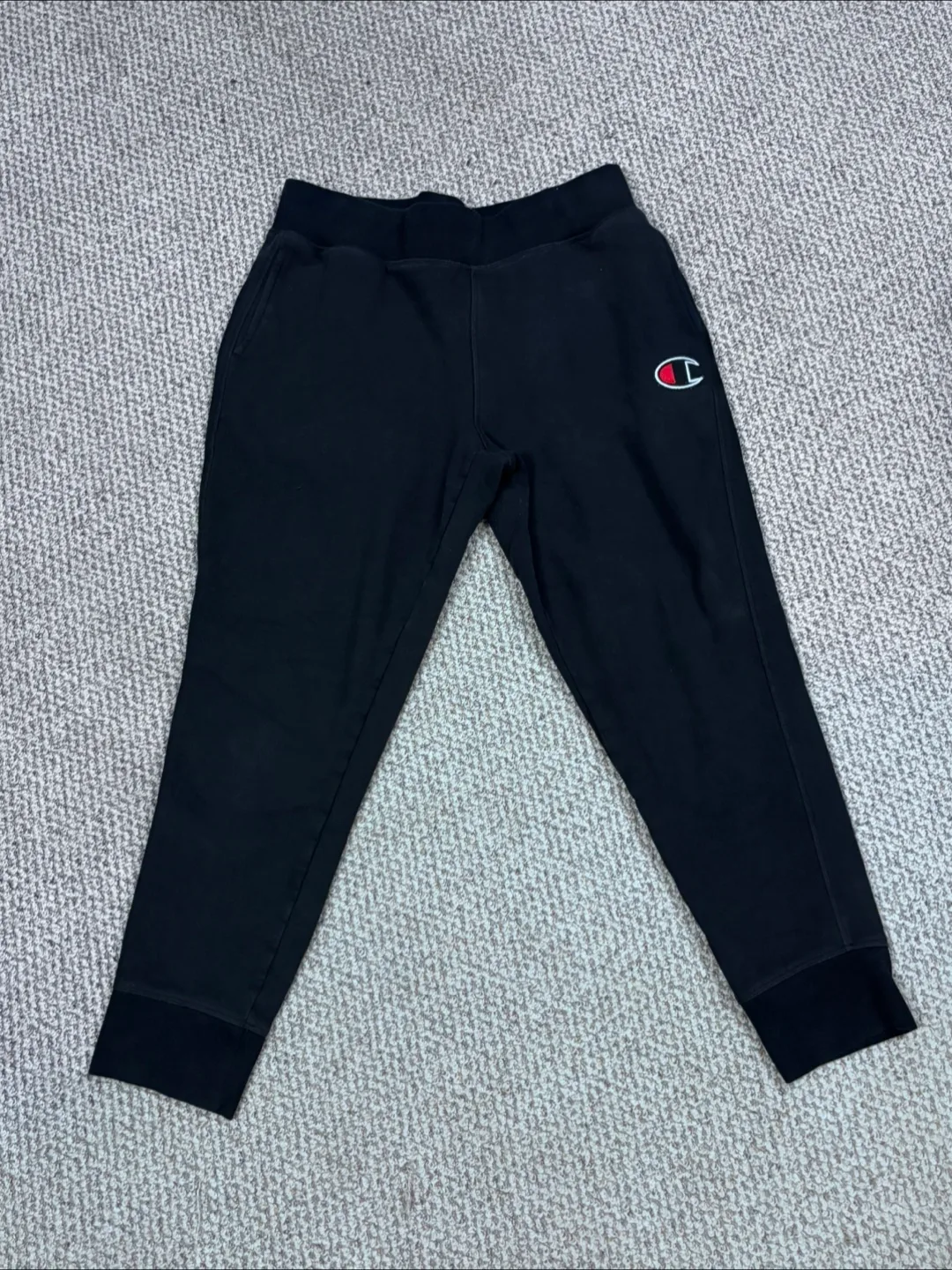 Champion Black Joggers - Size Large thumbnail