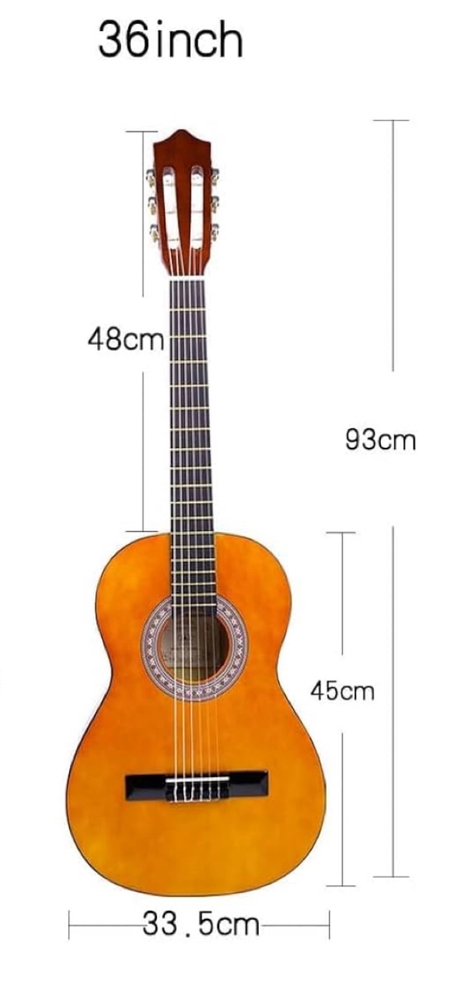 J&Z 36 Inch Acoustic Classical Guitar