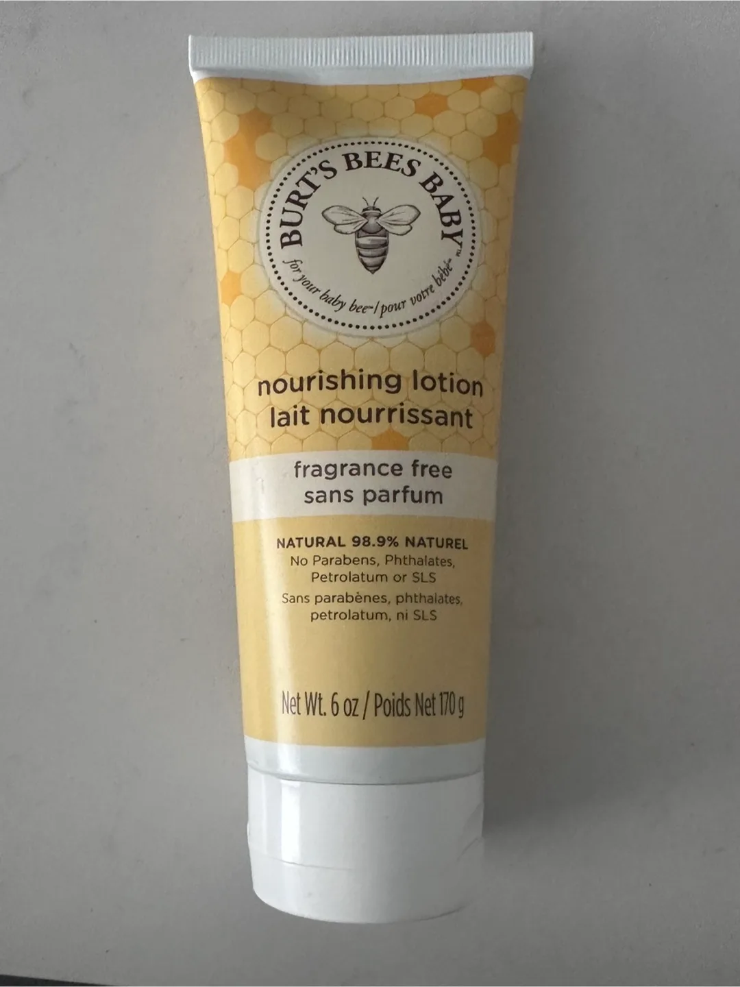 New Burt’s Bees Baby fragrance free lotion thumbnail