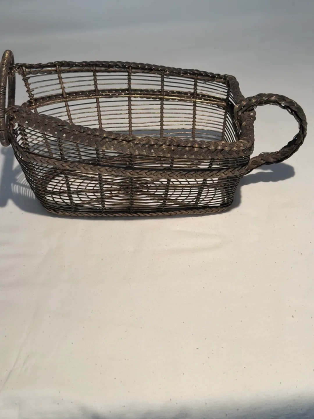 Wire Basket with Handle - Decorative thumbnail