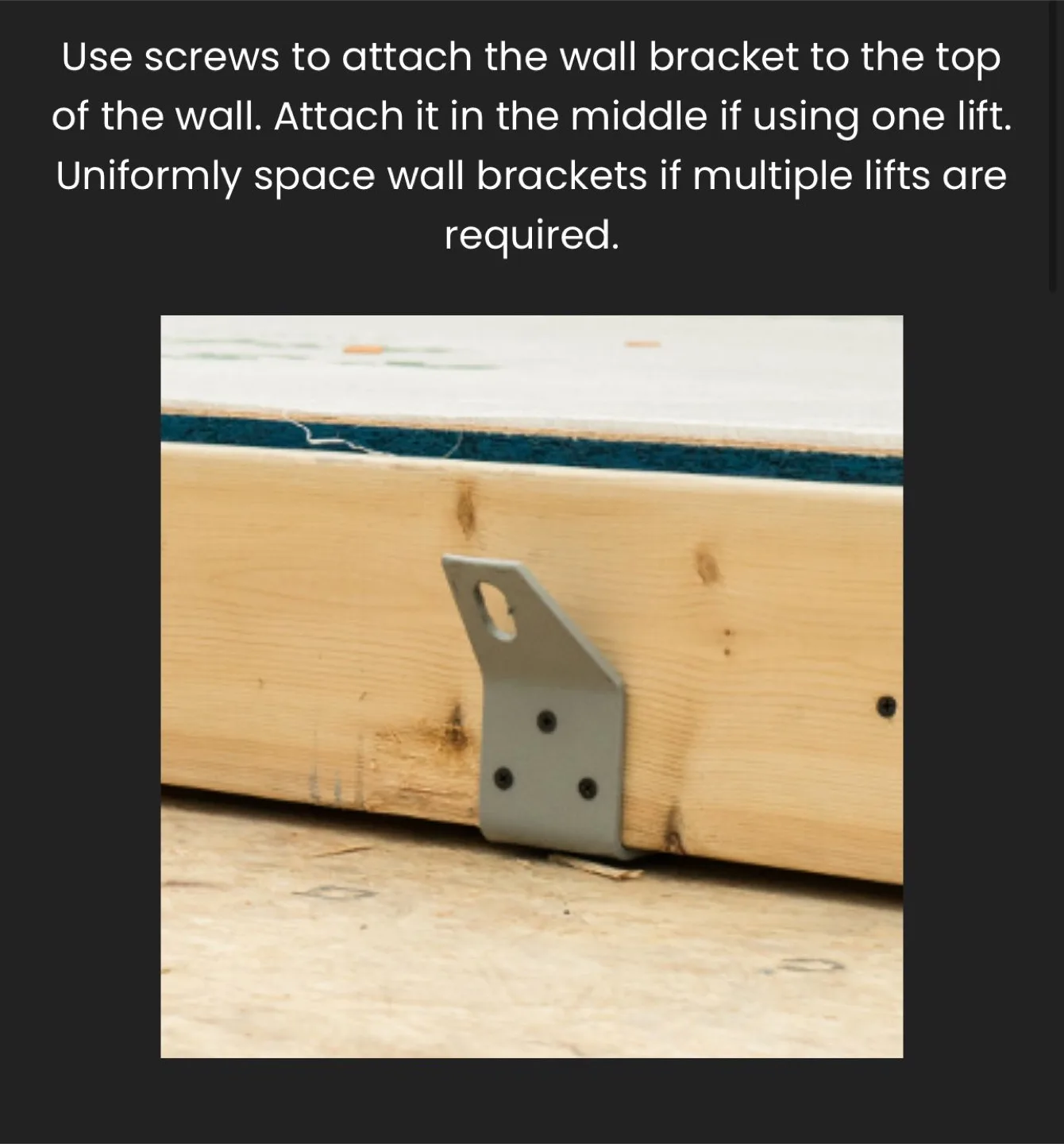 Electric wall Lift image indicator(8)
