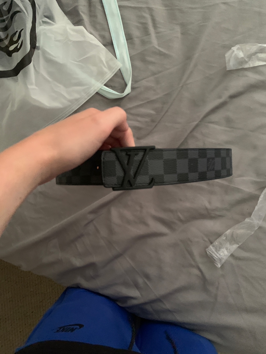 Black lv belt