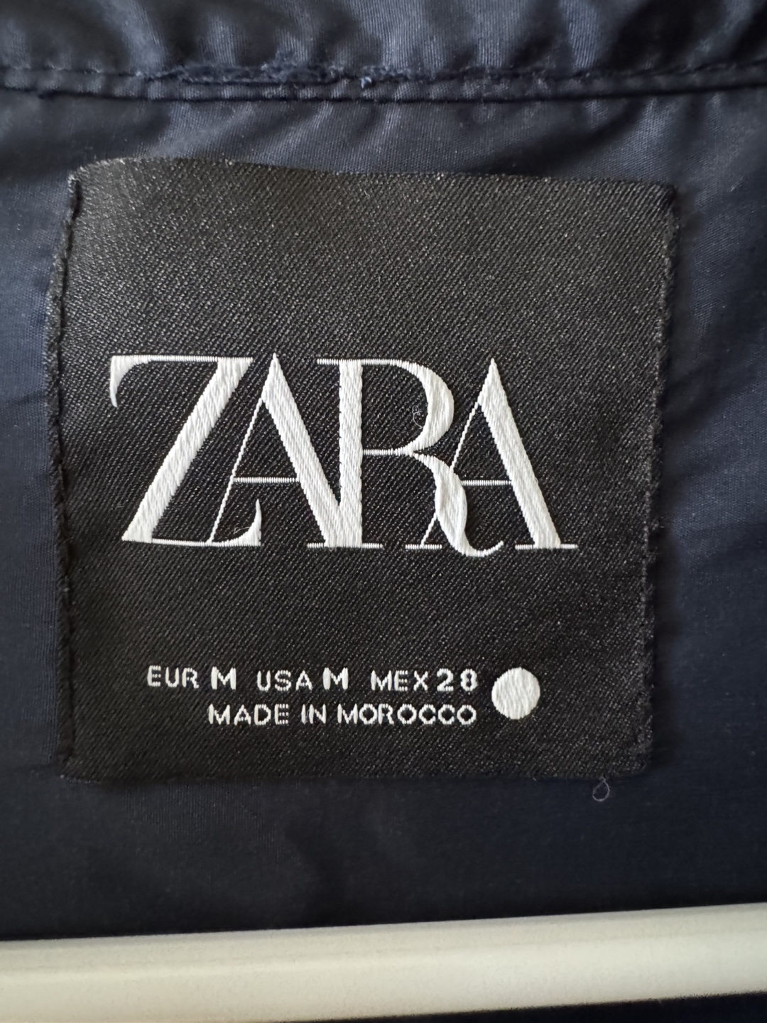 Zara Navy Poncho - Size M - photo 3