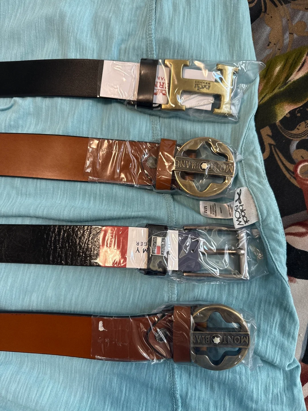 Designer Belts: Montblanc, Hermes, Tommy Hilfiger image indicator(2)