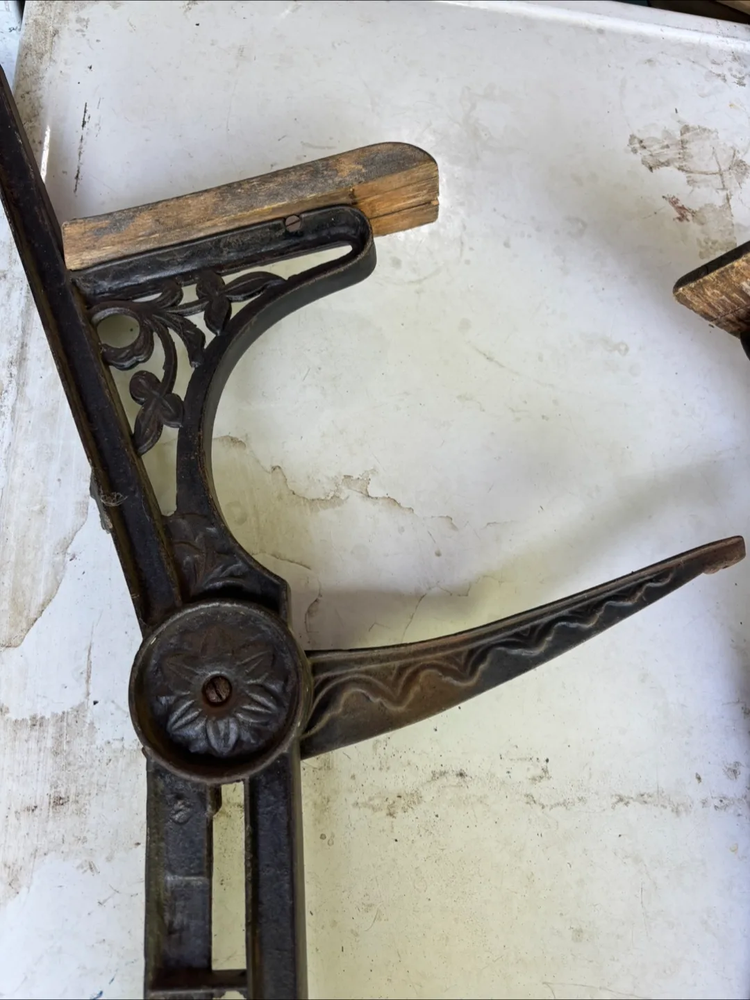 Old Movie Theatre Chair Arms image indicator(4)