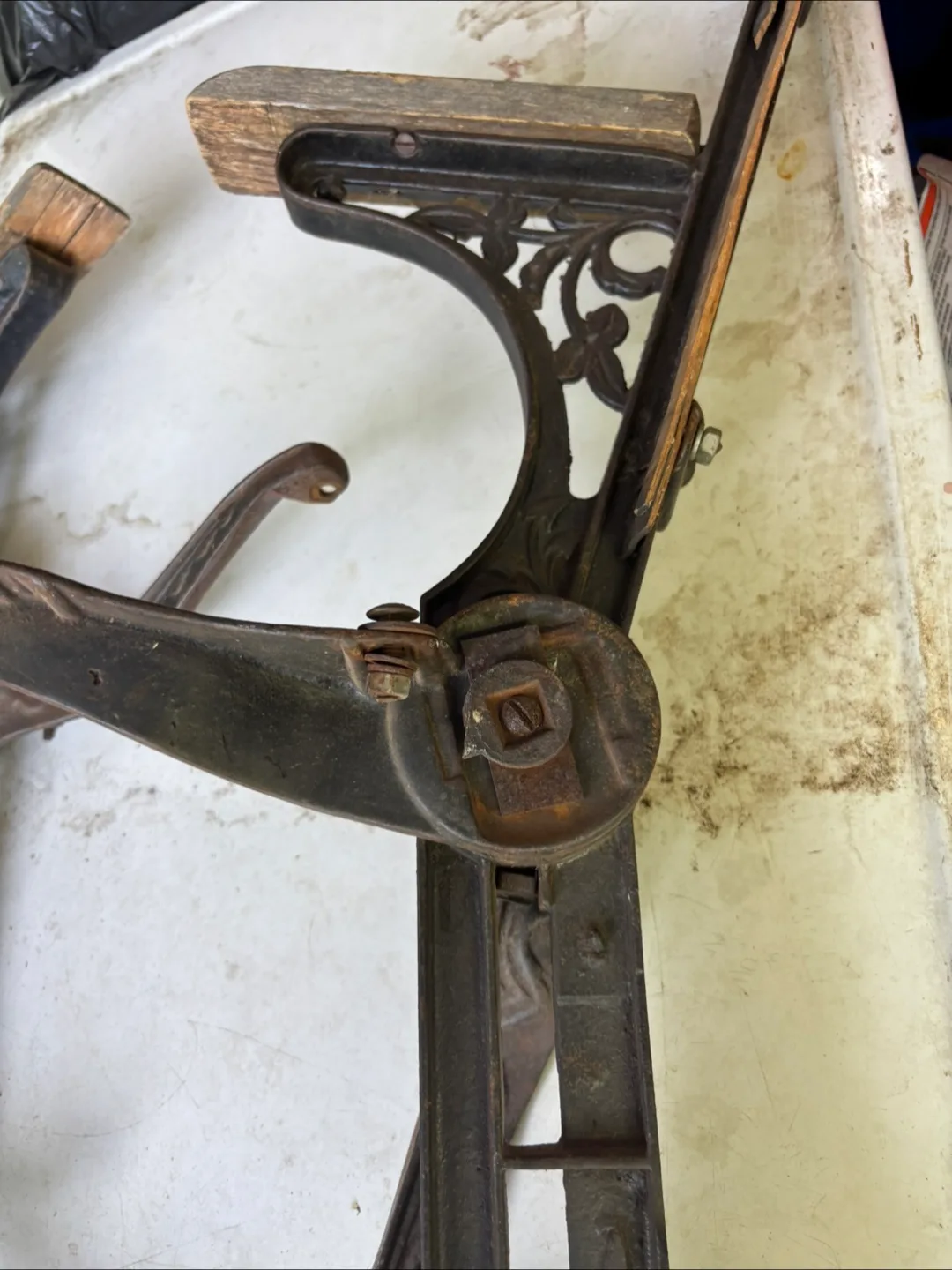 Old Movie Theatre Chair Arms image indicator(7)