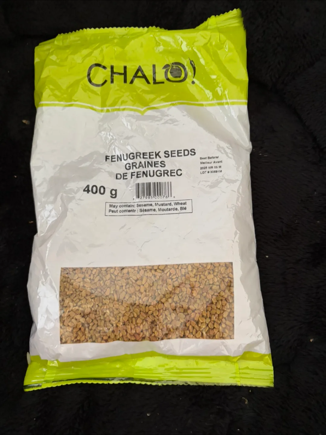 Chalo! Fenugreek Seeds - 400g thumbnail