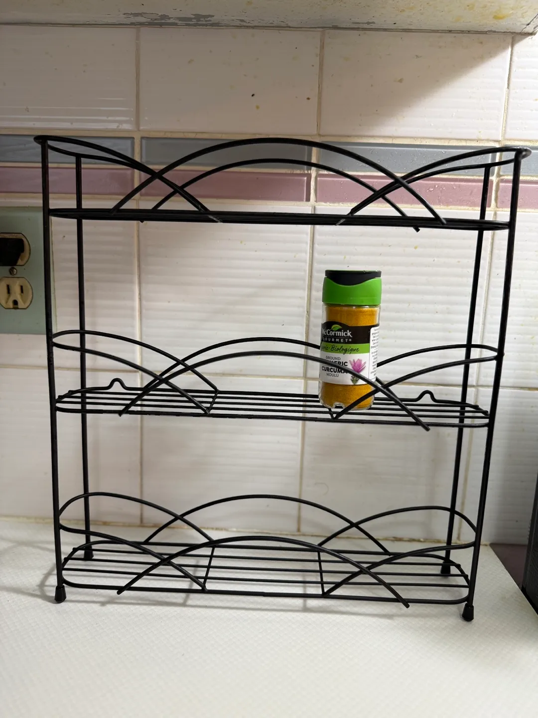 Black Metal Spice Rack thumbnail