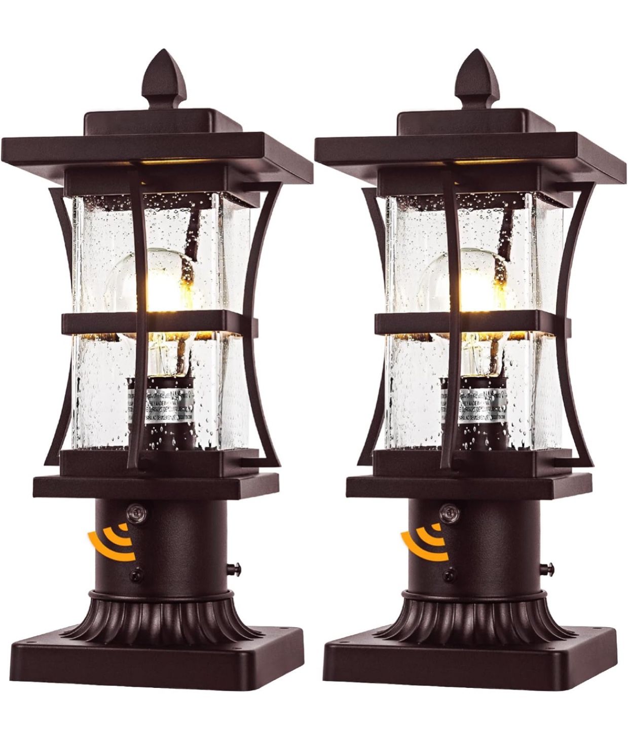 Dusk to Dawn Outdoor Post Light Fixture