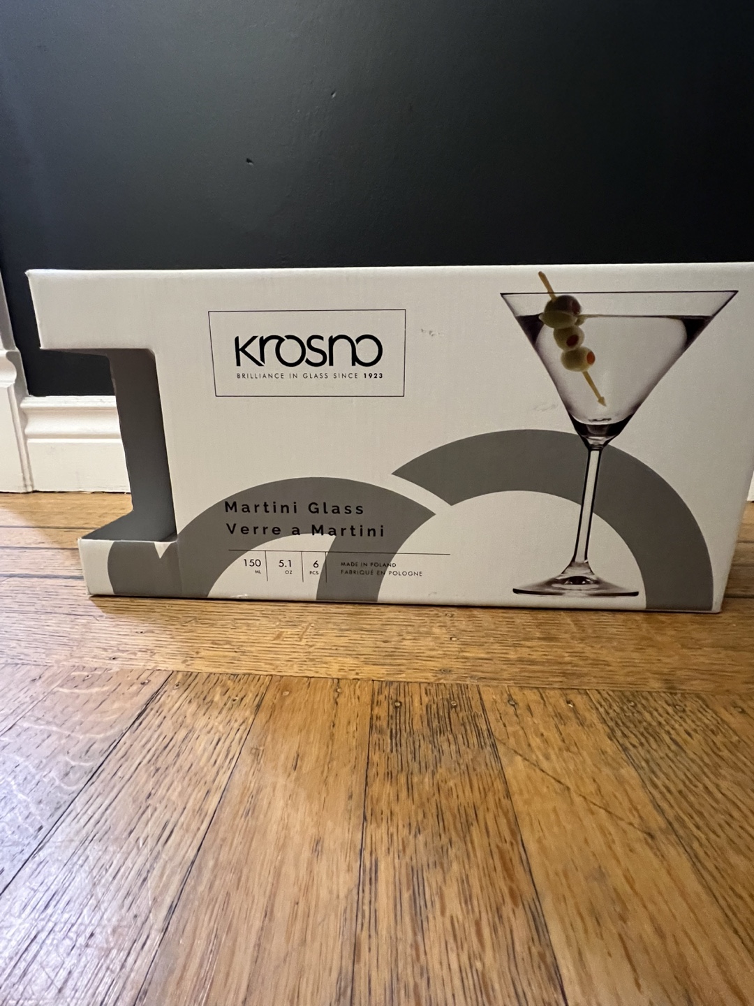 Krosno Martini Glasses - Set of 6
