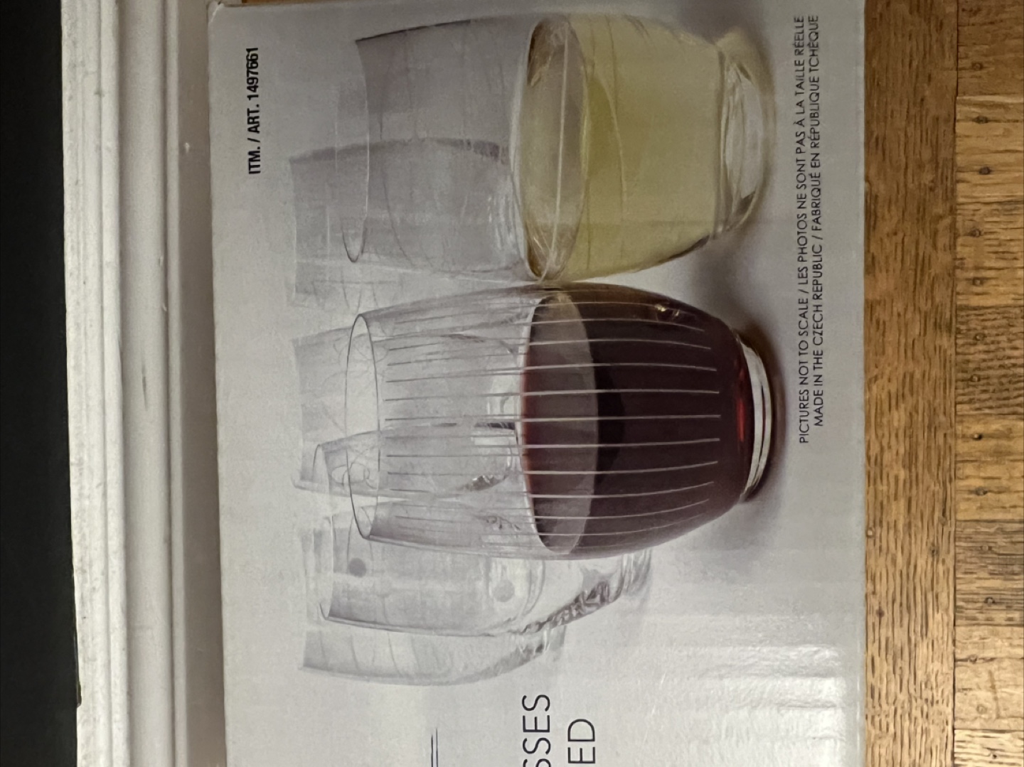 Mikasa Etched Stemless Wine Glasses - Set of 6 - photo 2